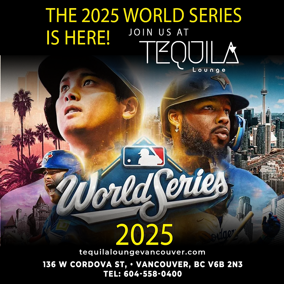 Join us at Tequila Lounge restaurant and bar to catch the hottest games of the 2025 World Series!