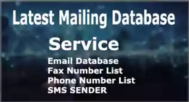 The Role of Data Entry Latest Mailing Database content media