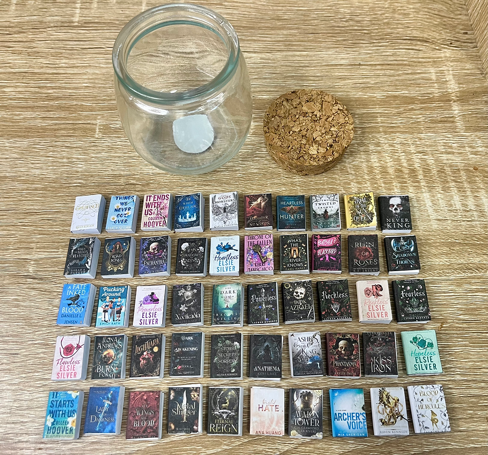 Thumbnail: Custom TBR Jar with Mini Books