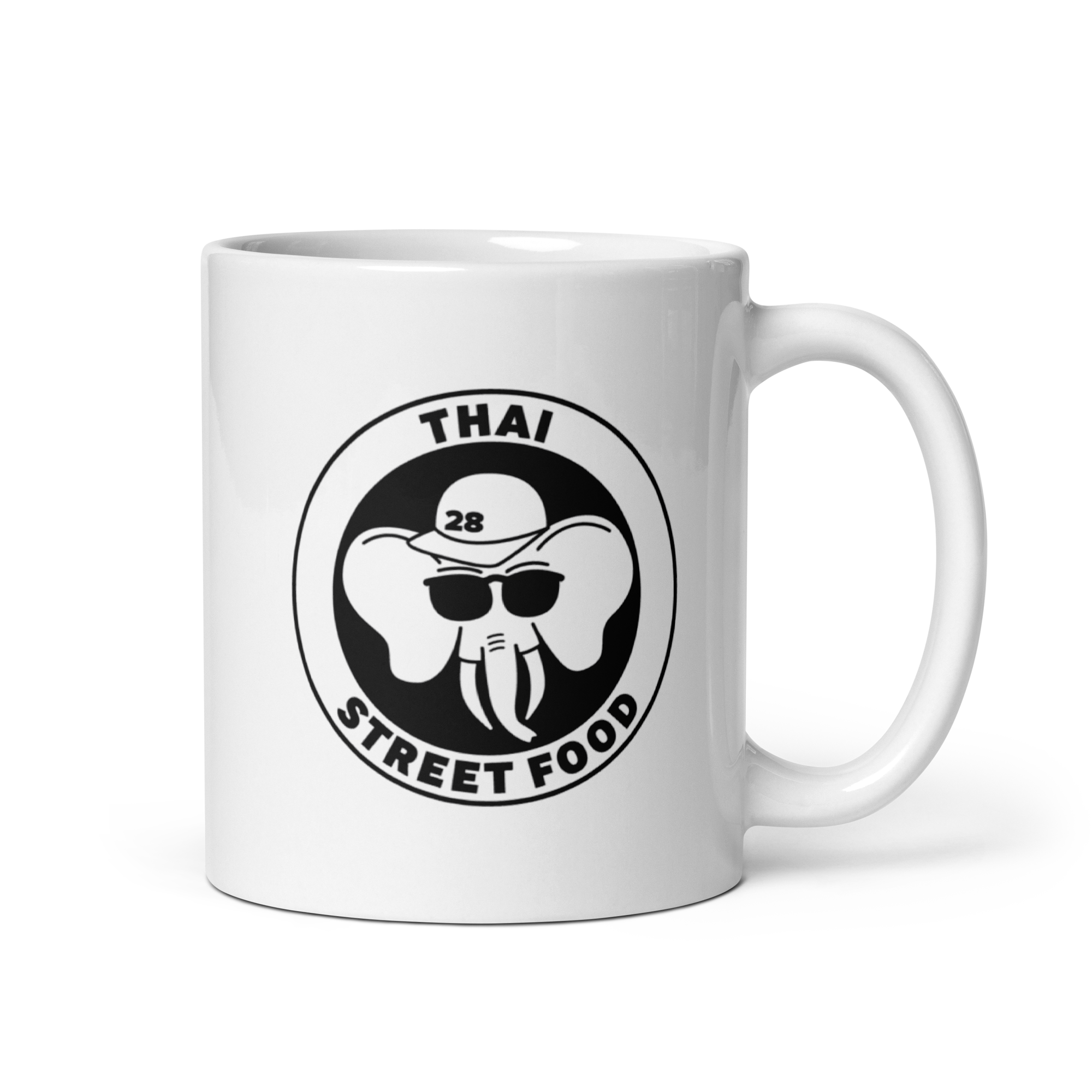 White Glossy Mug