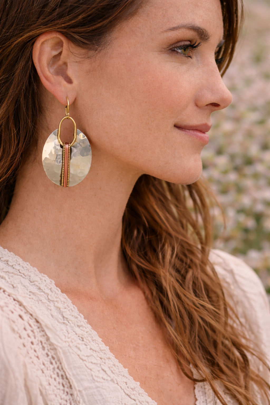 Golden Prairie Mixed Metal Earrings