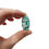Thumbnail: Anello riviera con tormalina paraiba sintetica e diamanti chimici 