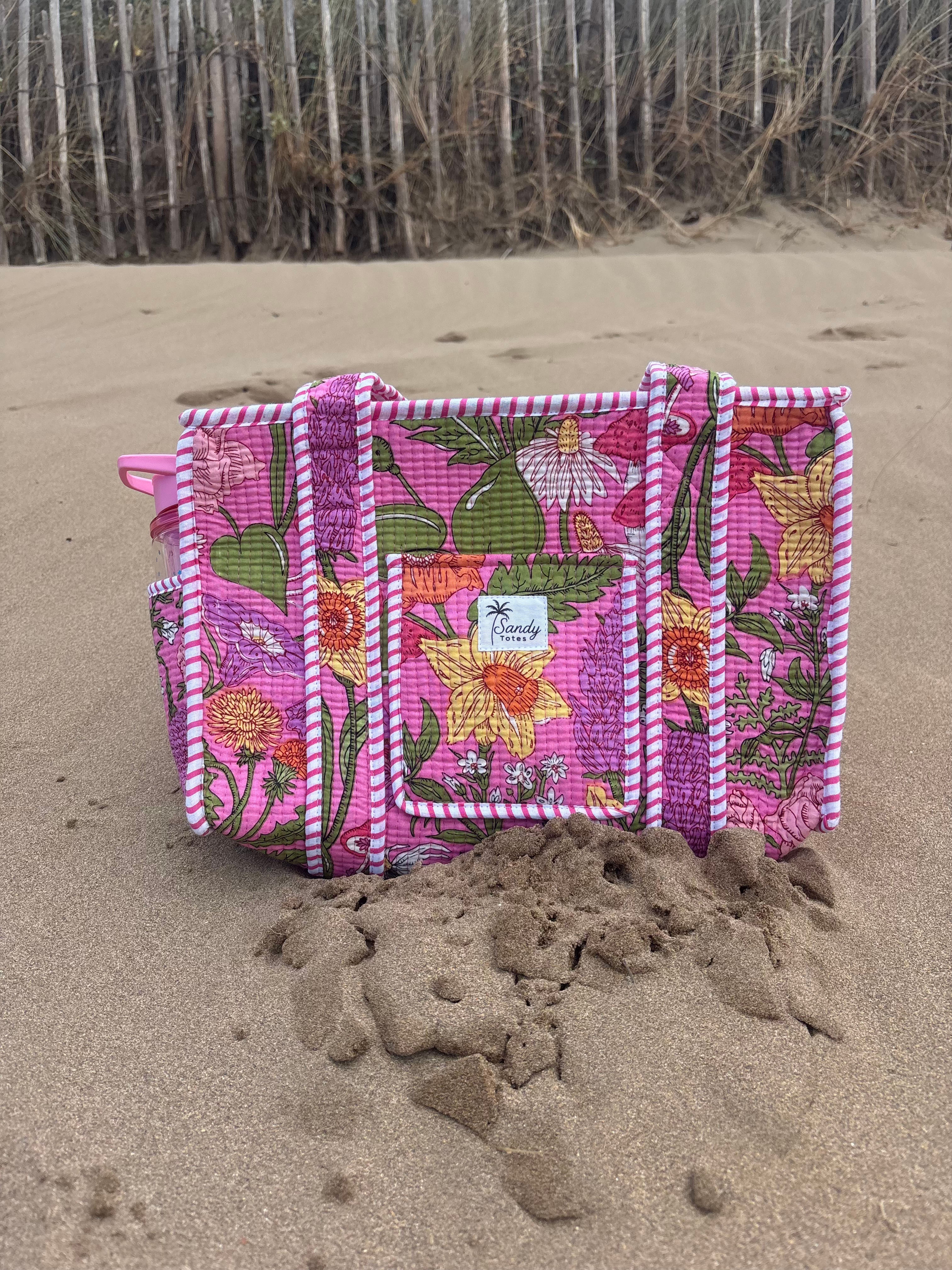 Secret Garden Midi Tote With Bottle Holder