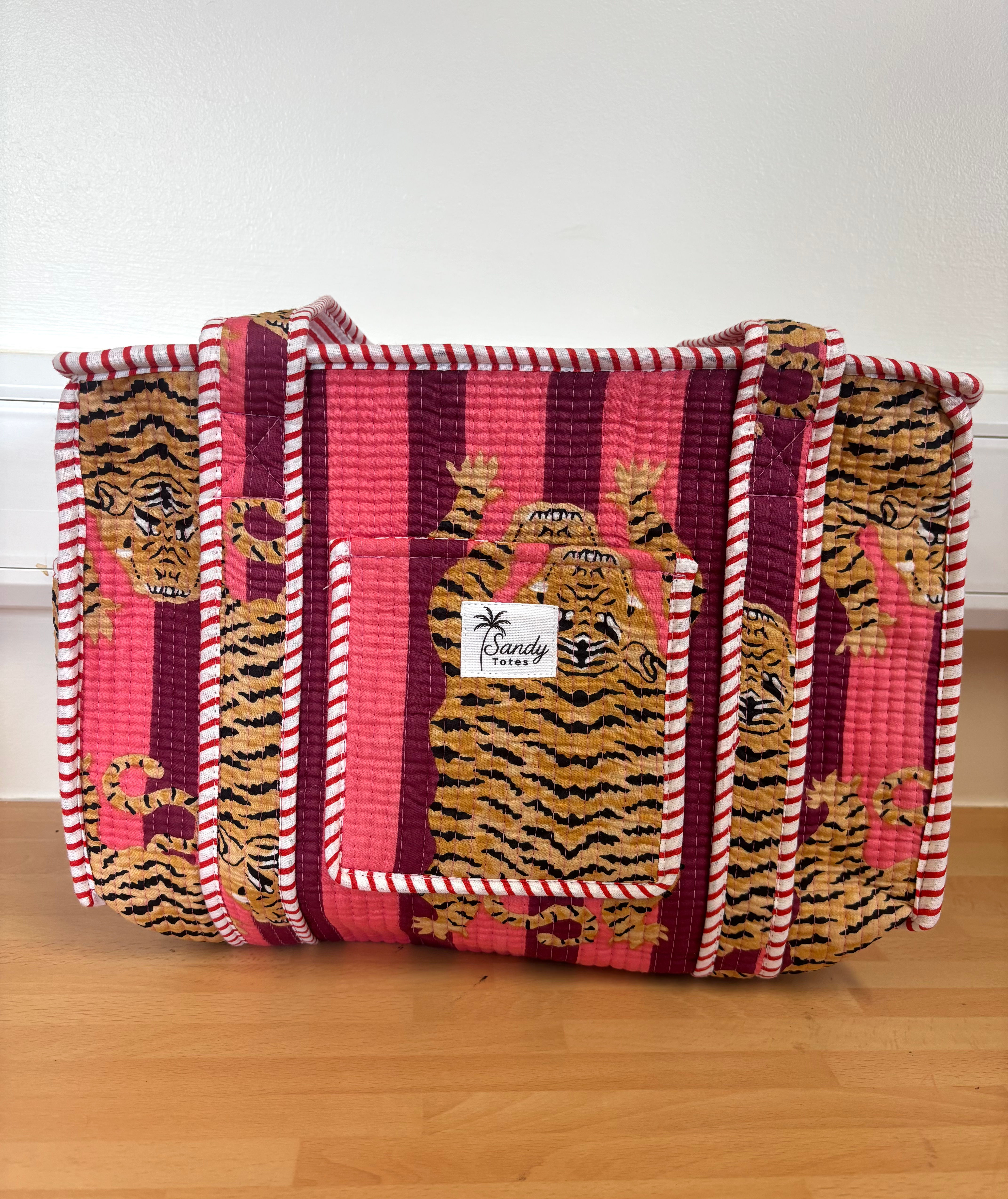 Bakewell Tiger Midi Tote With Bottle Holder