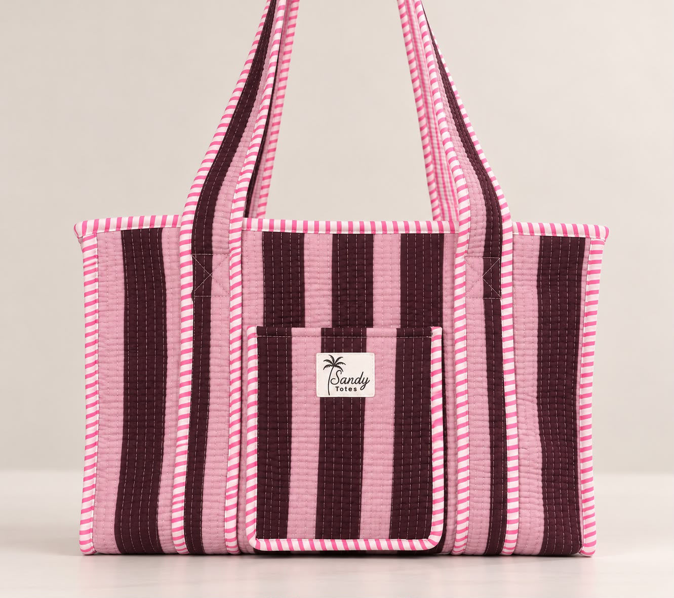 Mulberry Blush Midi Tote With Bottle Holder