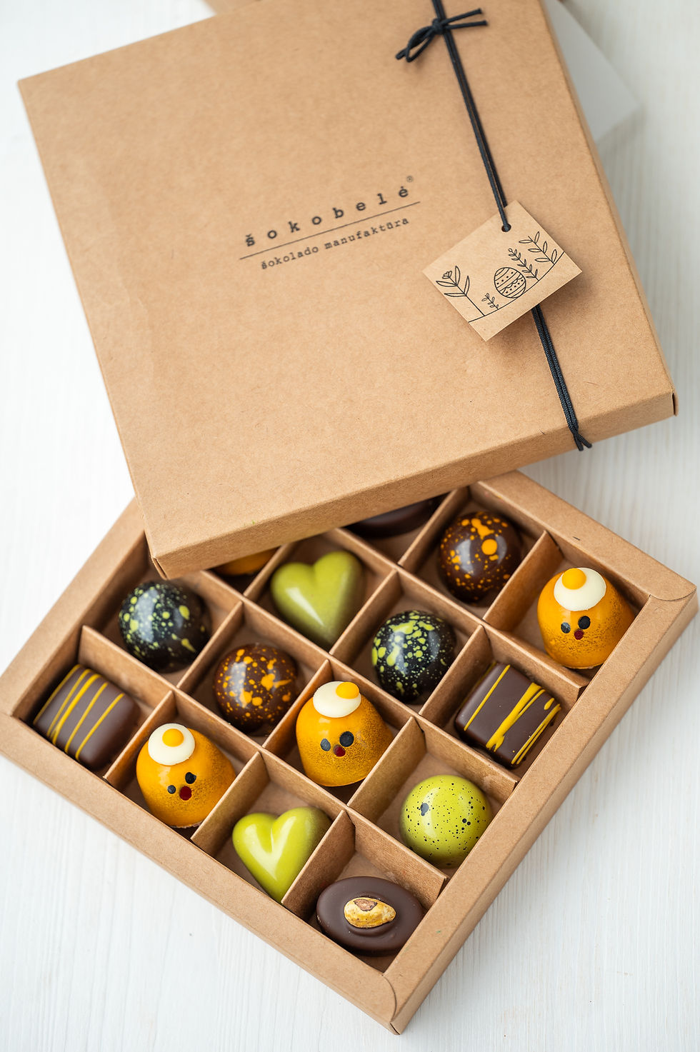 Rankų darbo šokoladas Velykoms