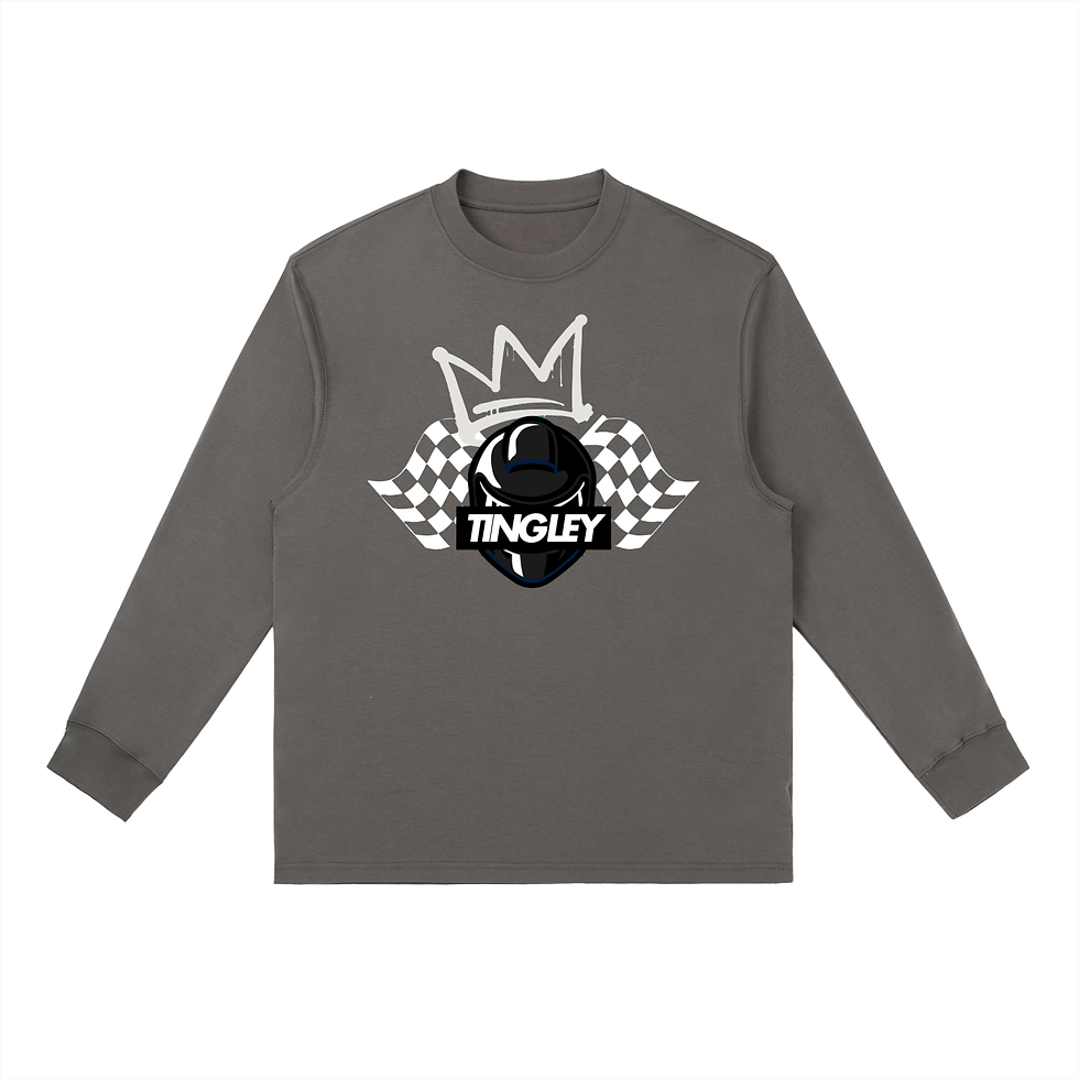 Thumbnail: Essential Crewneck "PINK SLIP CLUB" Long-Sleeve