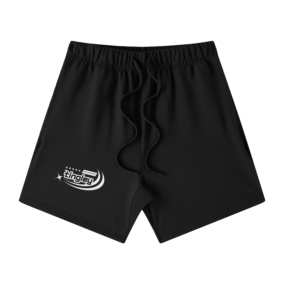 Thumbnail: Black GLOW KINGZ shorts