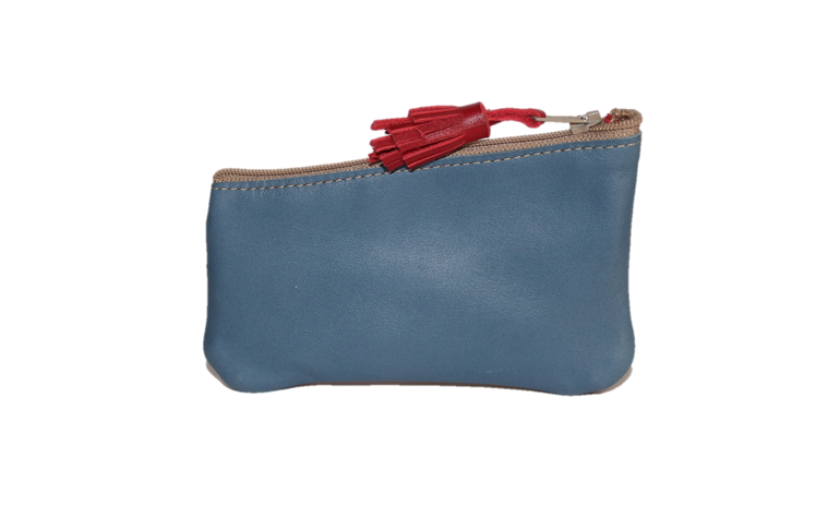 Miniature : Porte-Monnaie Bicolore Bleu-Rouge