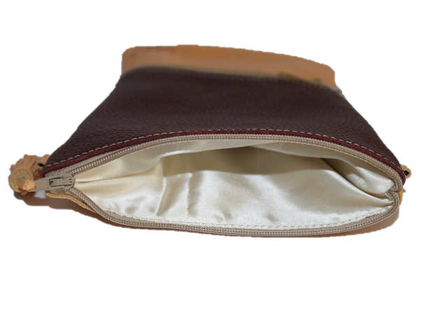 Miniature : Sacoche Bicolore Marron-Beige