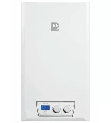 Demrad.Настінний газовий котел Demrad Atron H 24 - сучасний високотехнологічний та малогабаритний газовий котел потужністю 24 кВт. Даним котлом можна опалити будинок площею до 200 м2 або для опалення квартири в багатоповерхівці. Продуктивність моделі дозволяє повноцінно забезпечити гарячу воду та кухню та душ.