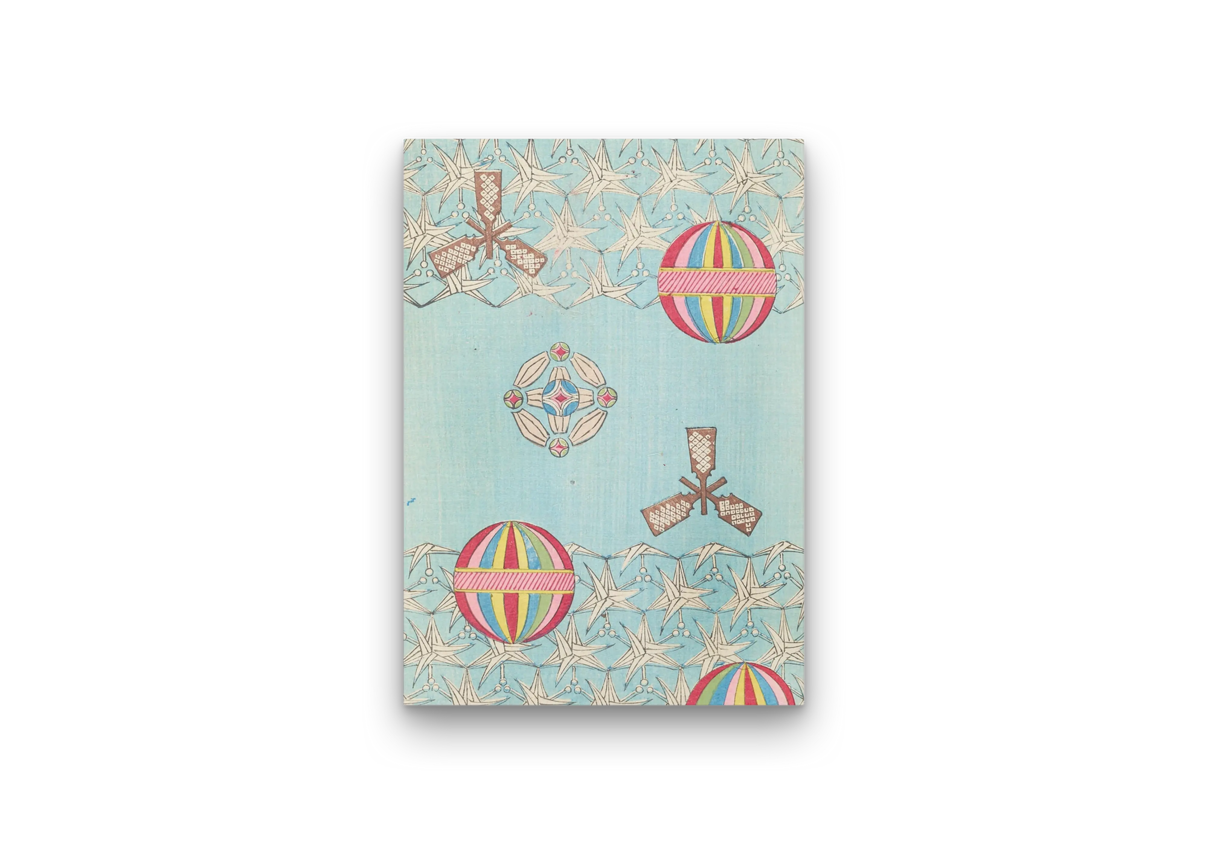 Japanese Temari Ball and Bamboo Pattern Art 1901 – Korin Furuya