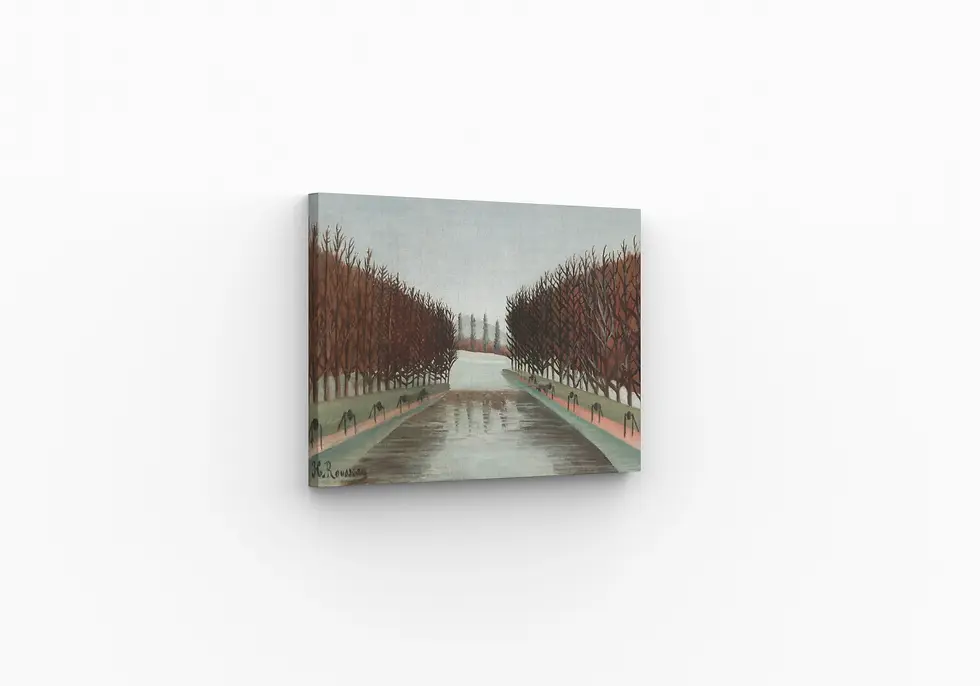 Thumbnail: Le Canal ca. 1905 Reflective Waterscape – henri rousseau