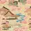 Thumbnail: Japanese Cherry Blossom Village Landscape Woodblock Print 1901 – Korin Furuya