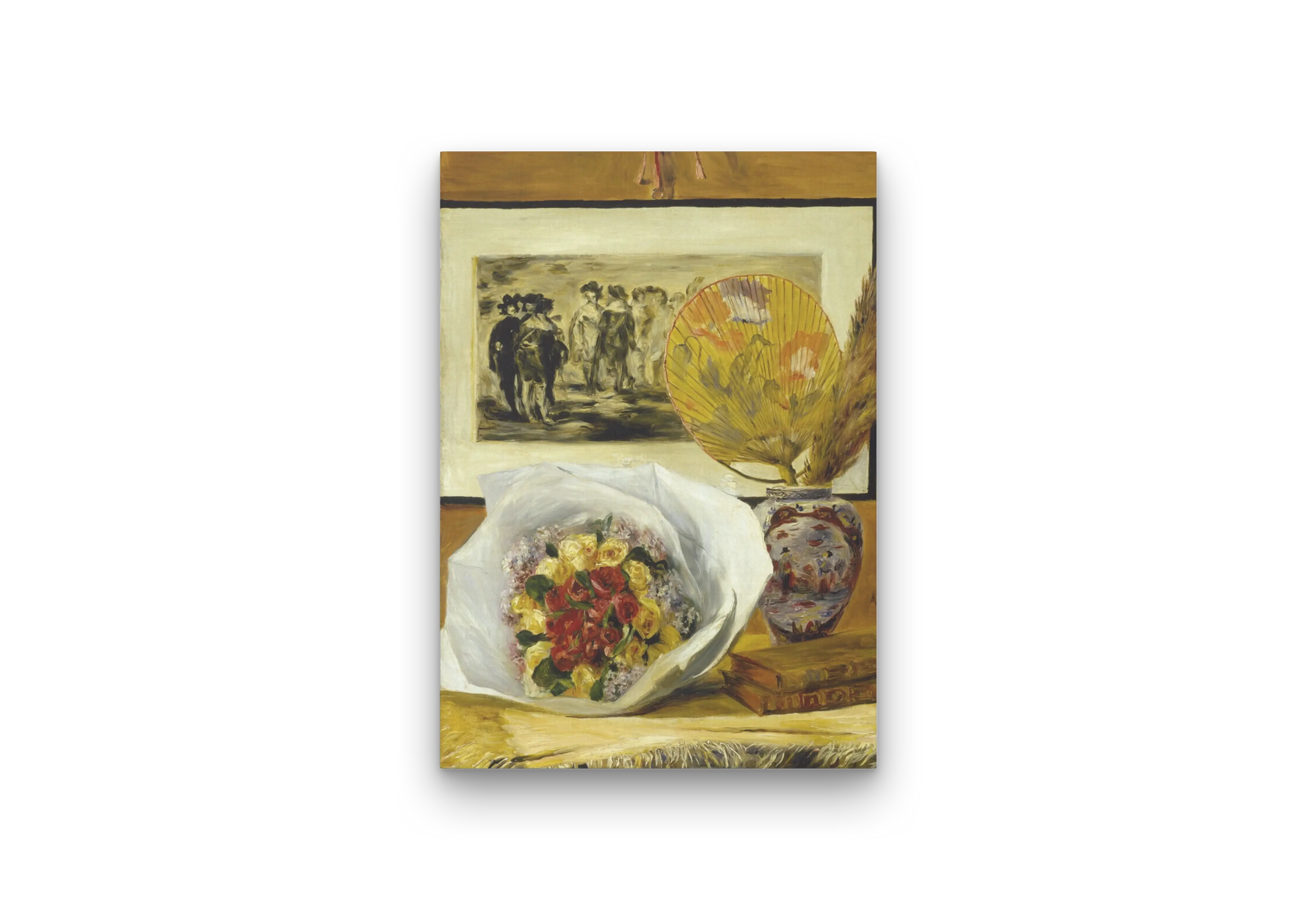 Still Life with Bouquet 1871 Floral Painting – Pierre Auguste Renoir