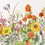 Thumbnail: Botanical Wildflower Garden Wall Art with Soft Watercolor Detail