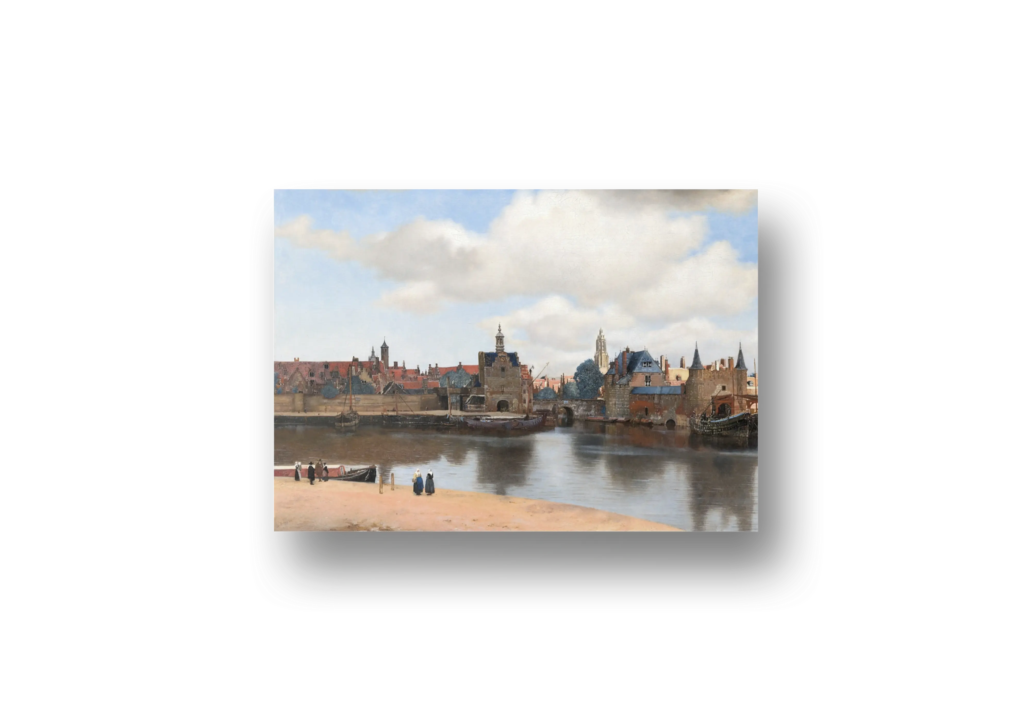 View of Delft (c. 1660–1661) Cityscape Masterpiece – Johannes Vermeer