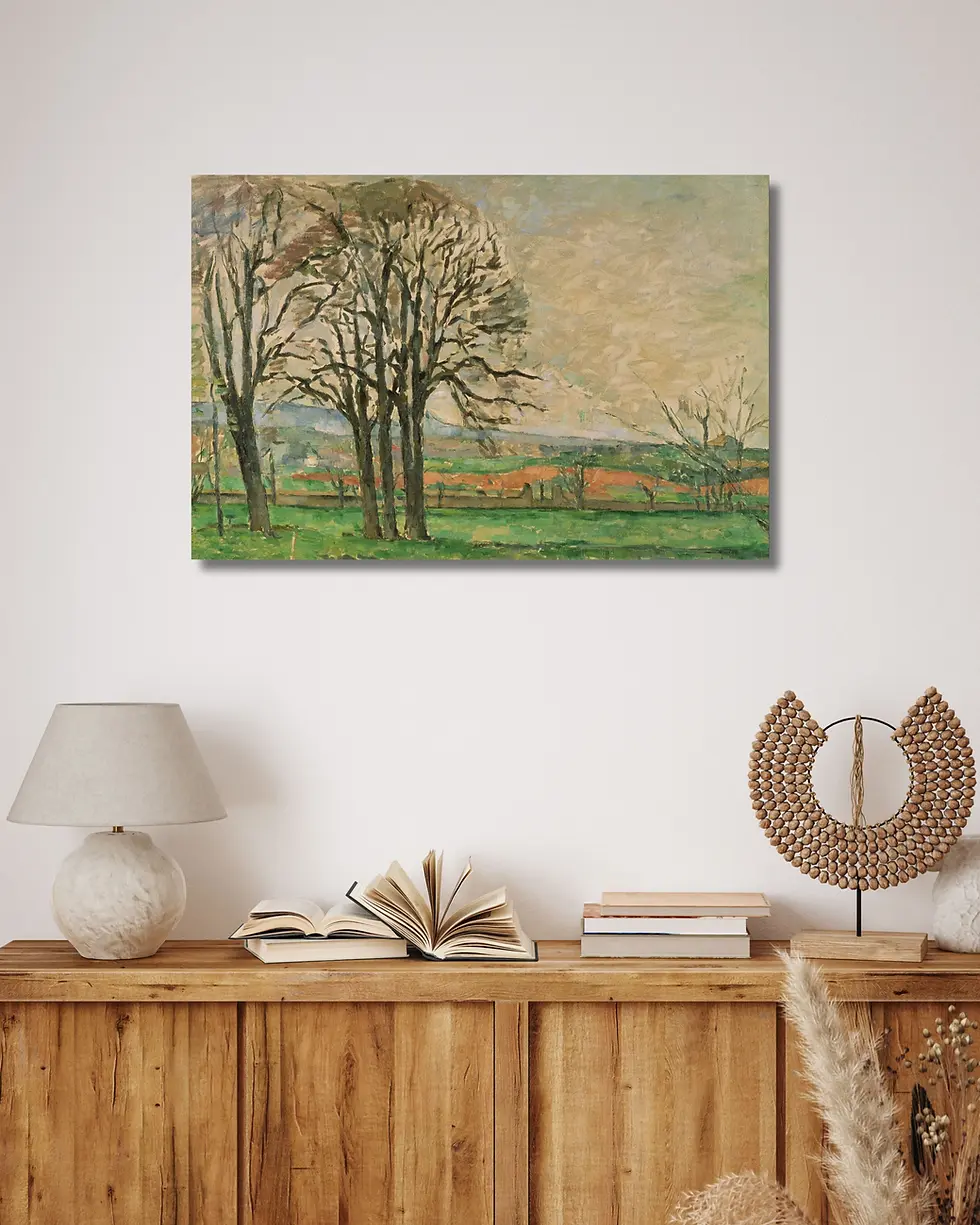 Thumbnail: The Bare Trees at Jas de Bouffan Landscape Print