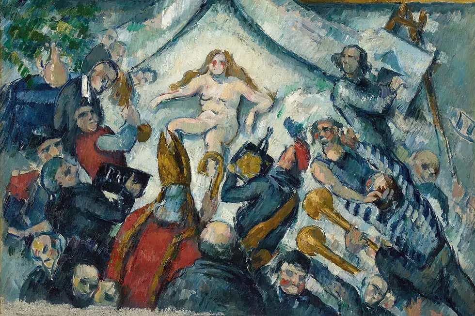 Thumbnail: The Eternal Feminine 1877 Allegorical Painting