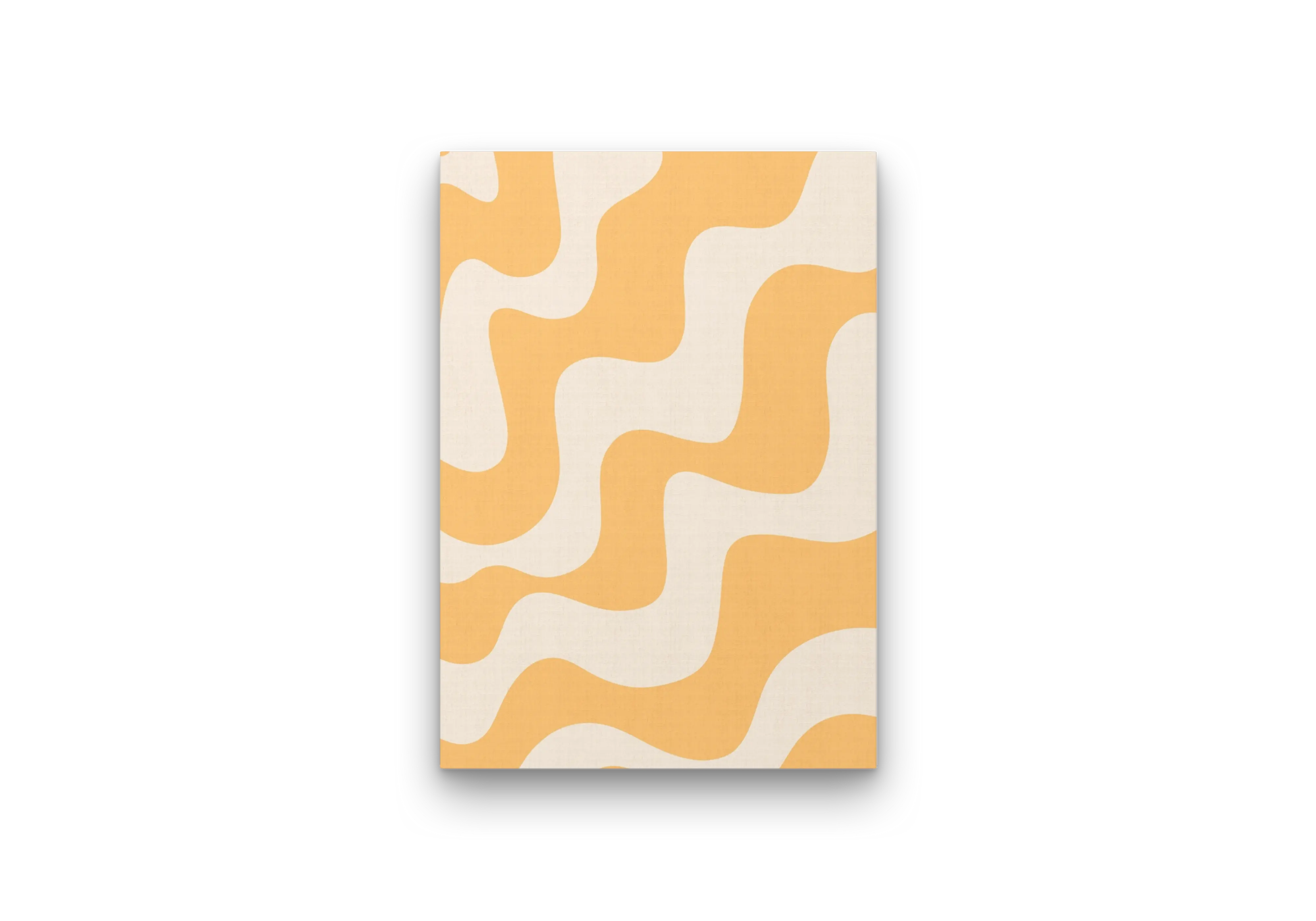 Abstract Wave Pattern Wall Art in Warm Tones for Contemporary Spaces