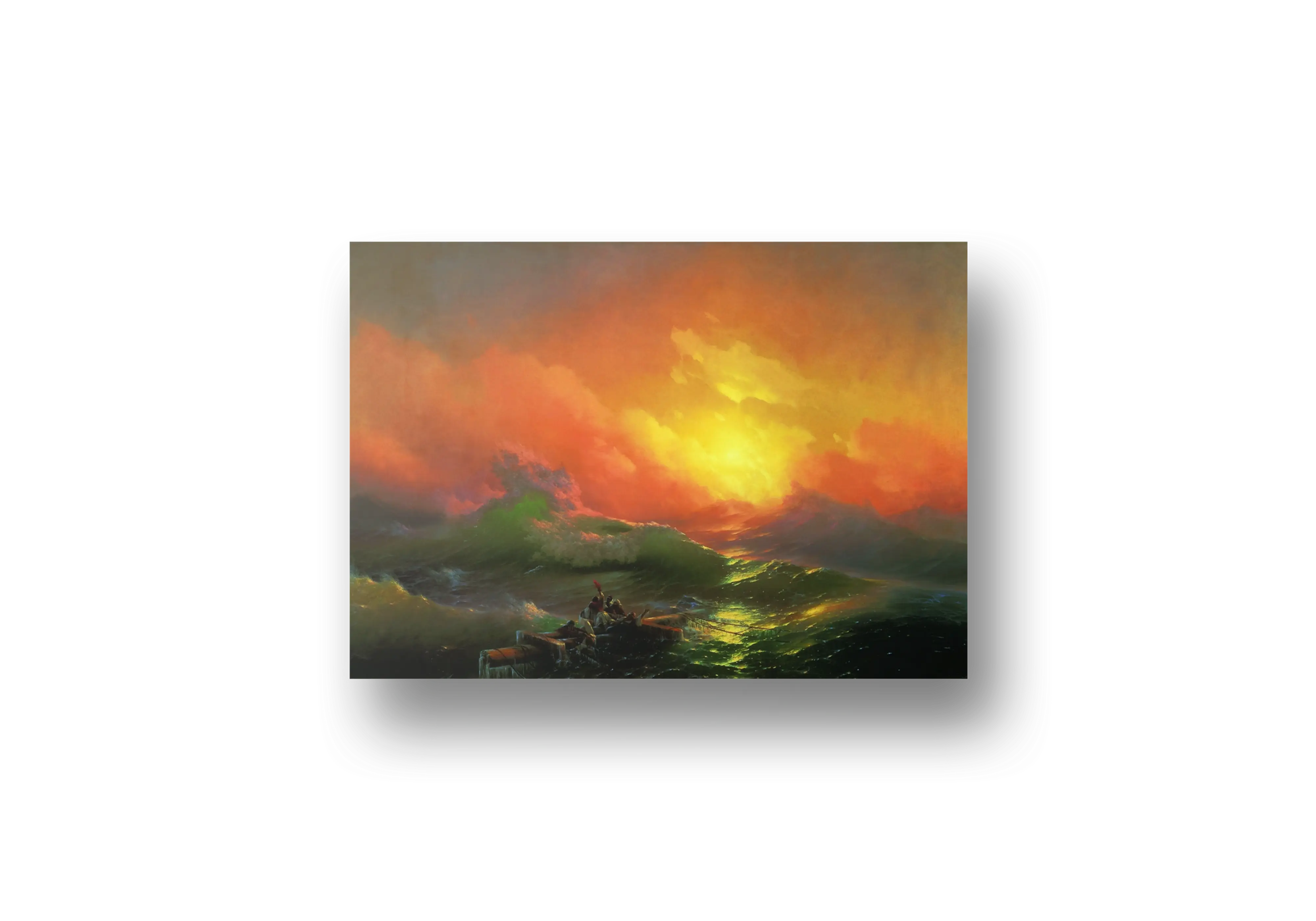 The Ninth Wave Dramatic Seascape Canvas Wall Art