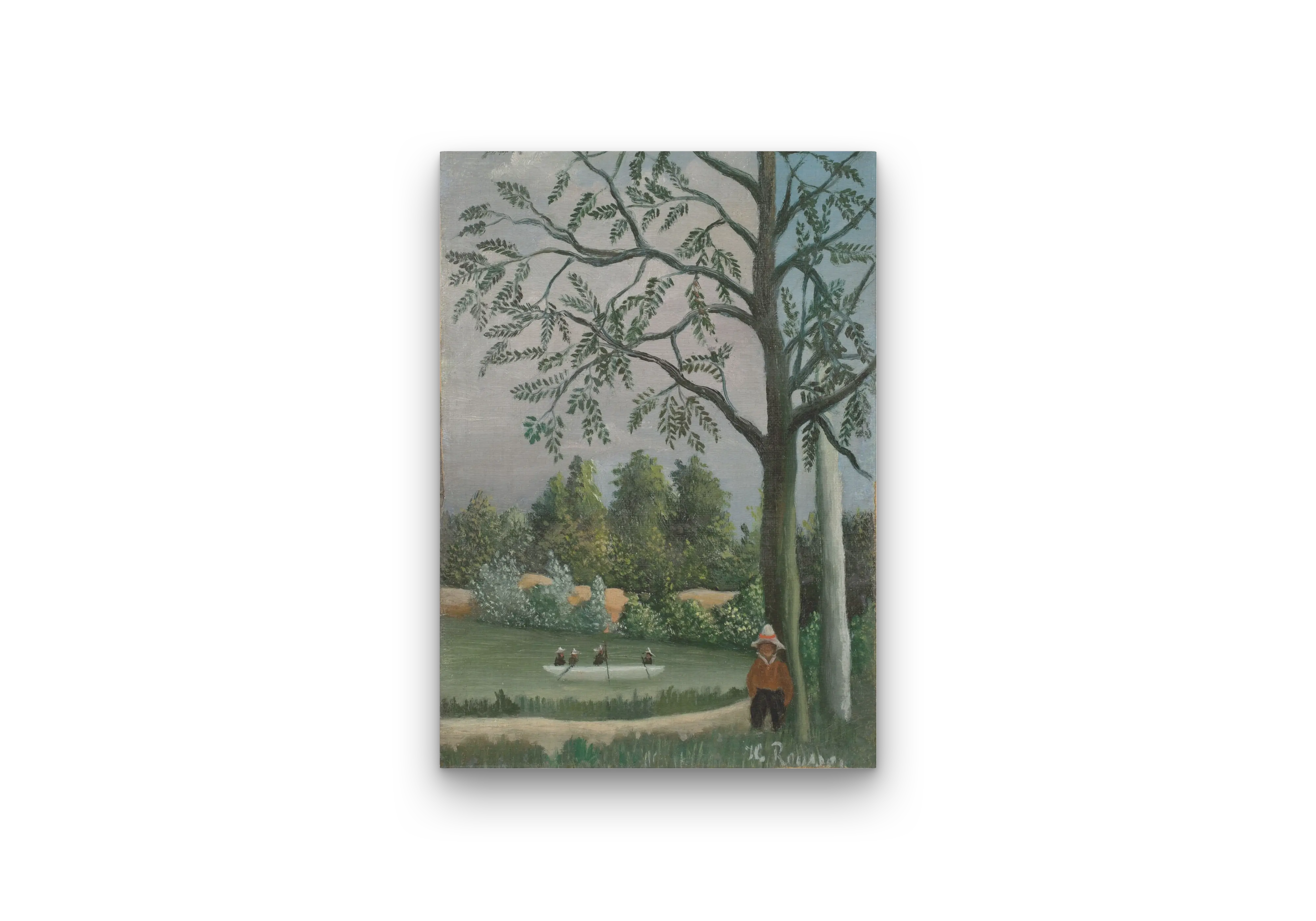 Paysage avec des pêcheurs (c. 1900) by Henri Rousseau