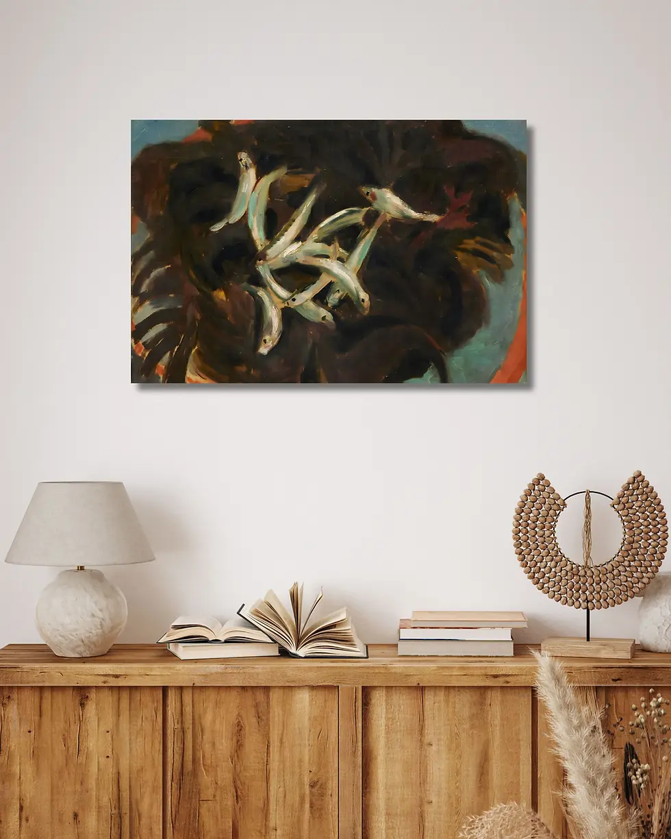 Thumbnail: Éperlans (1920) Expressive Fish Painting – Henri Matisse