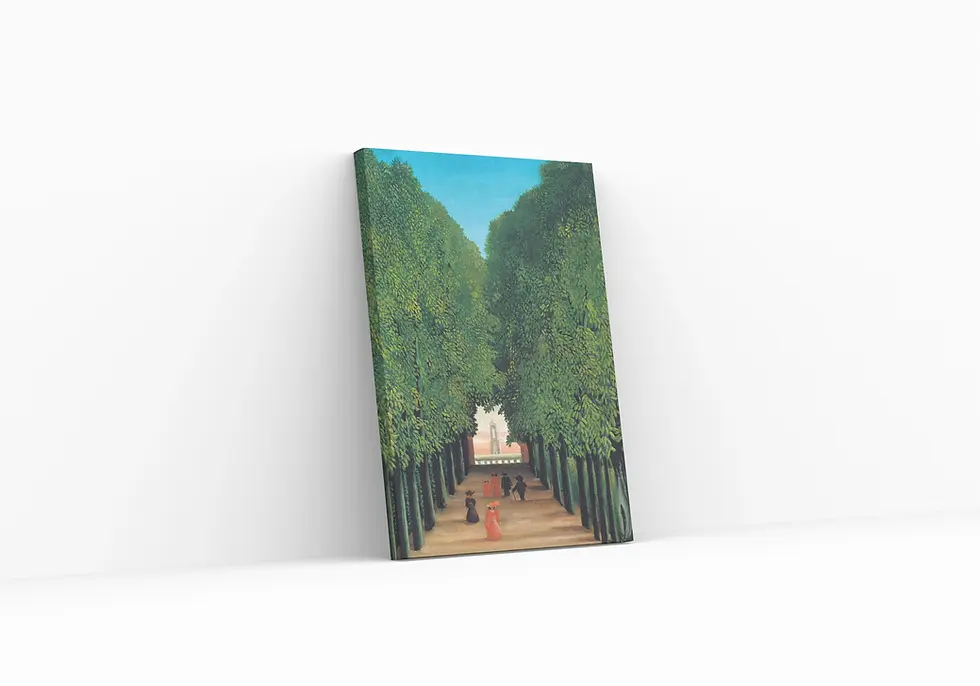 Thumbnail: The Avenue in Saint-Cloud Park (ca. 1908) – Henri Rousseau