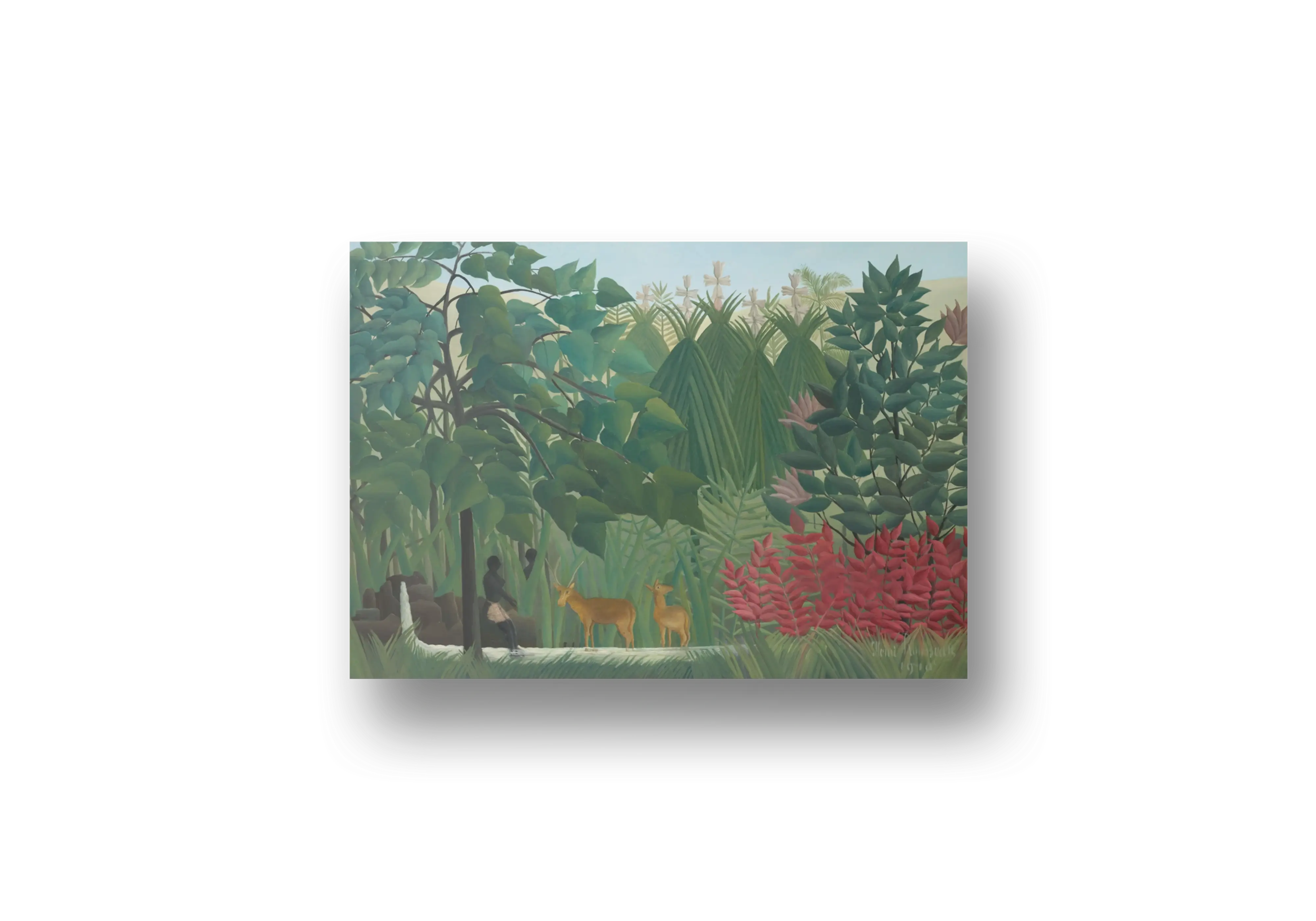 The Waterfall Tropical Landscape – Henri Rousseau