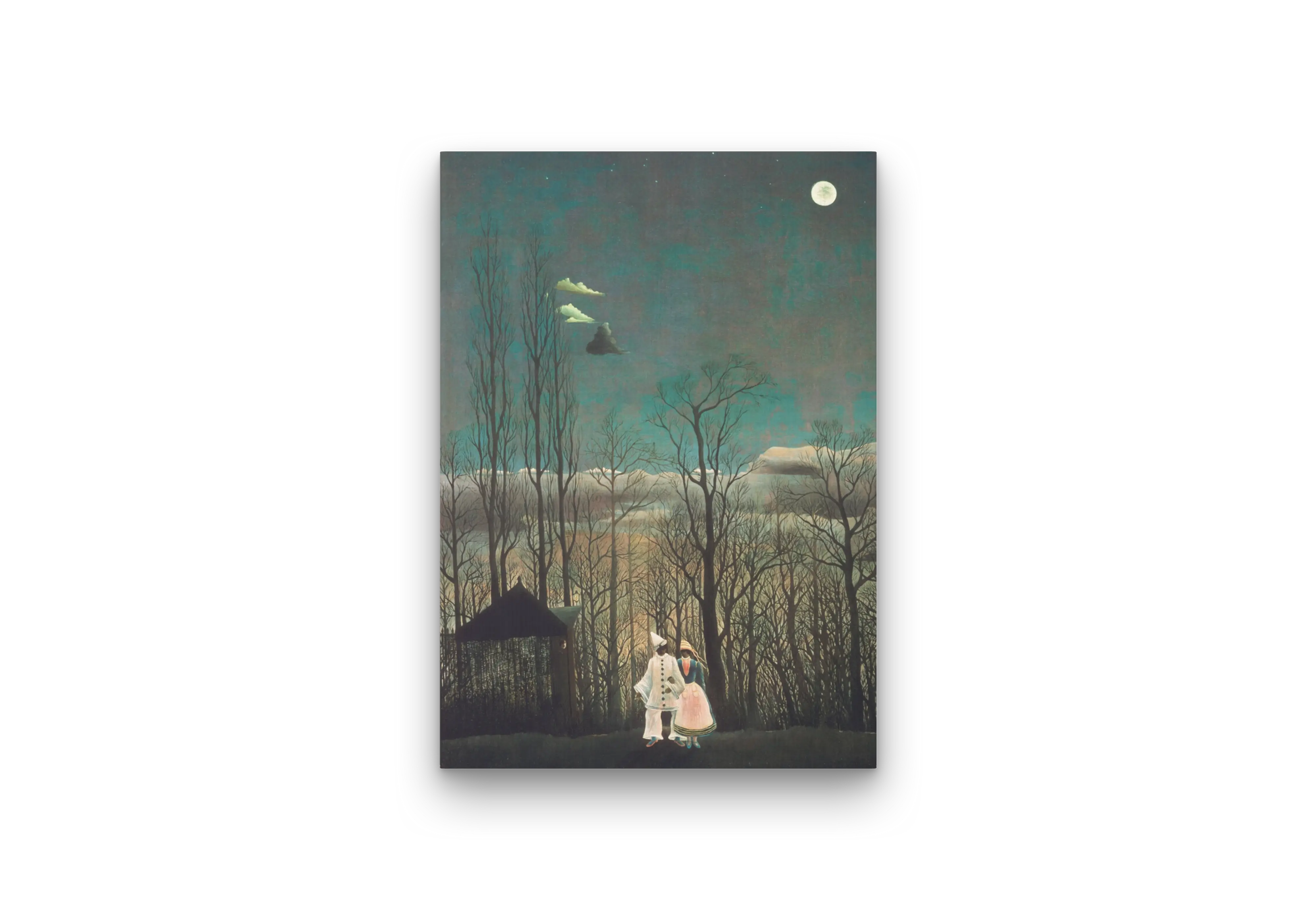 Carnival Evening Moonlit Forest Scene (1886) – henri rousseau
