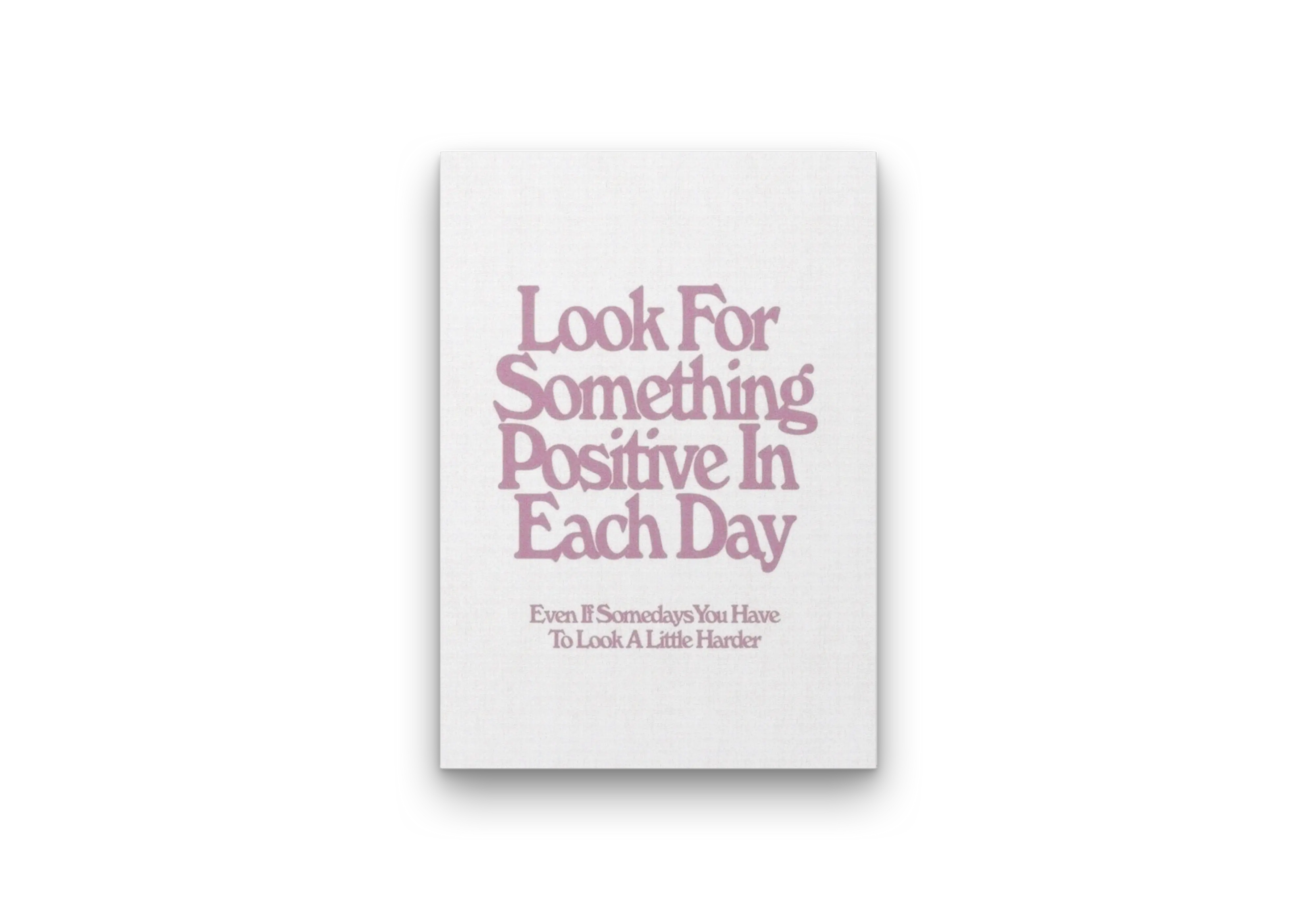 Positive Quote Typography Wall Art Canvas Print for Uplifting Home Décor