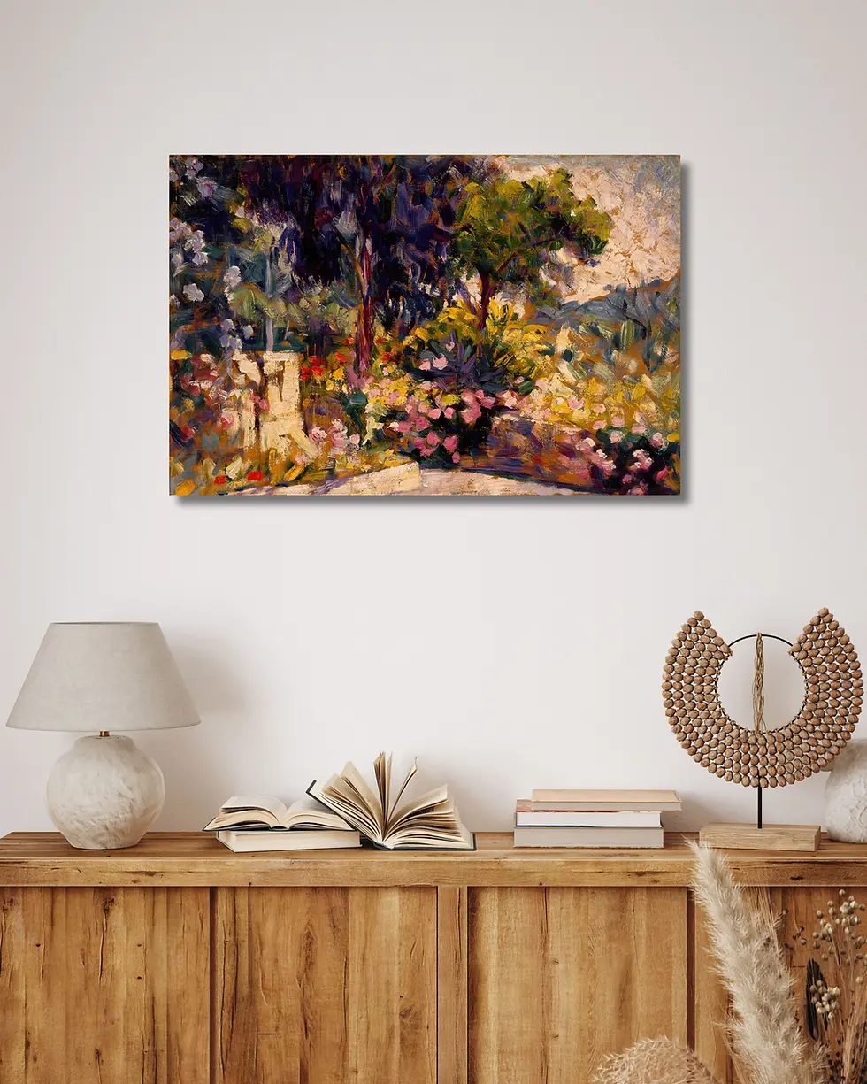 Thumbnail: The Flowered Terrace Provence Landscape – henri-edmond cross