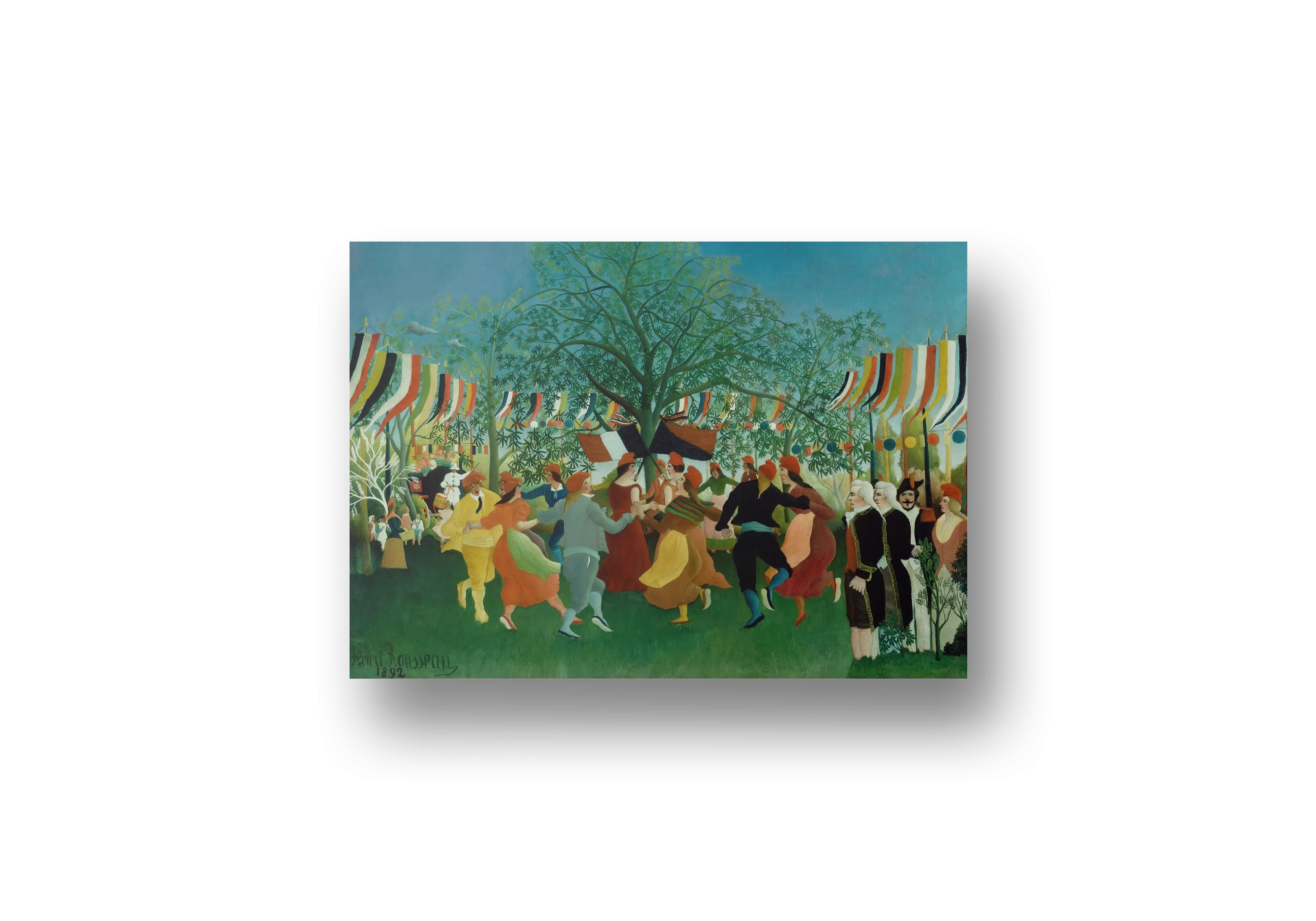 A Centennial of Independence Festival Scene (1892) – henri rousseau