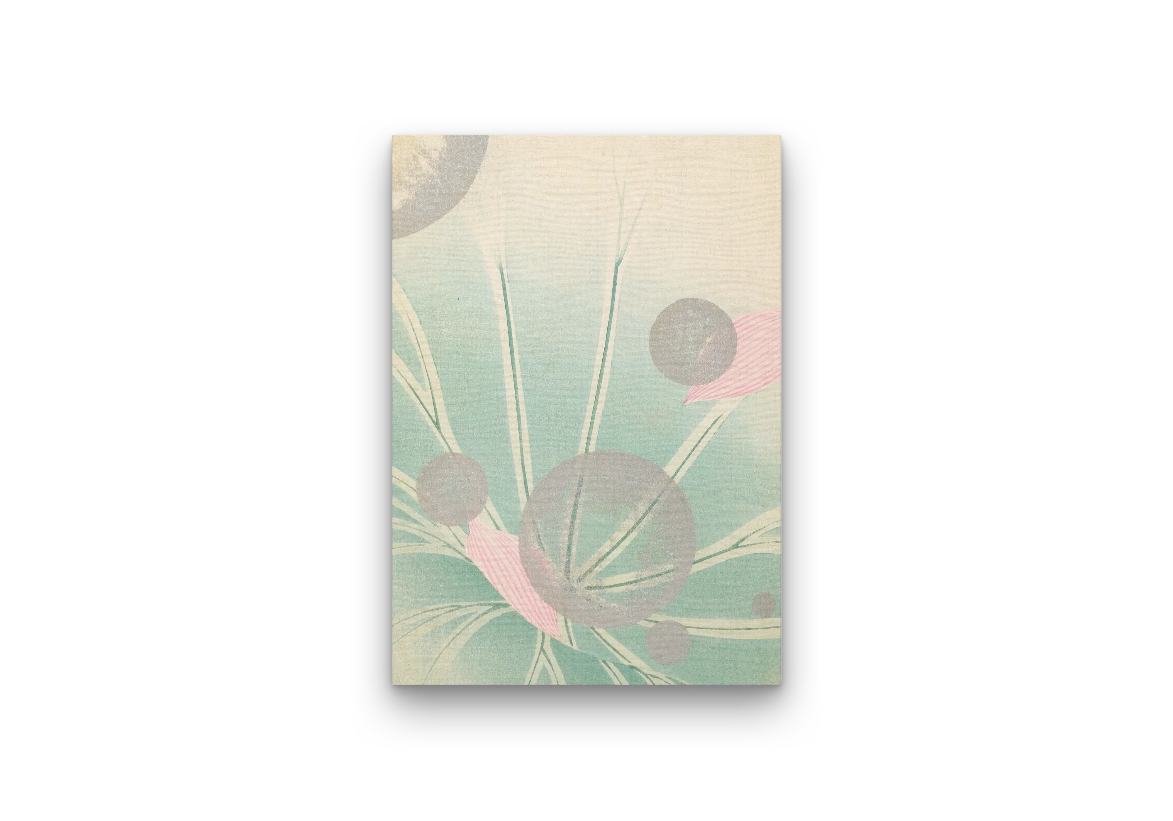 Japanese botanical art print by Korin Furuya wall art for home décor