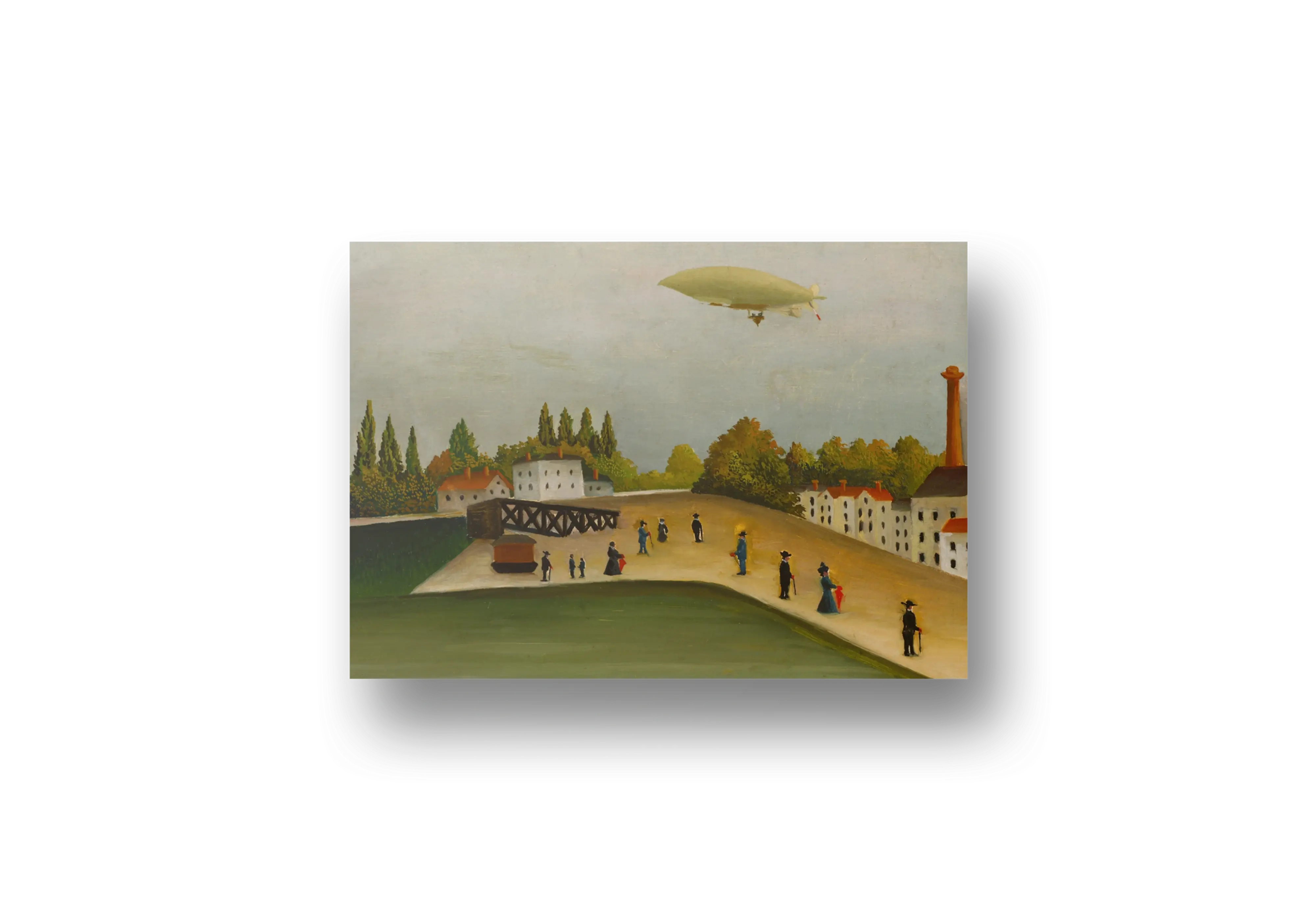 Quai d’Ivry (circa 1907) by Henri Rousseau