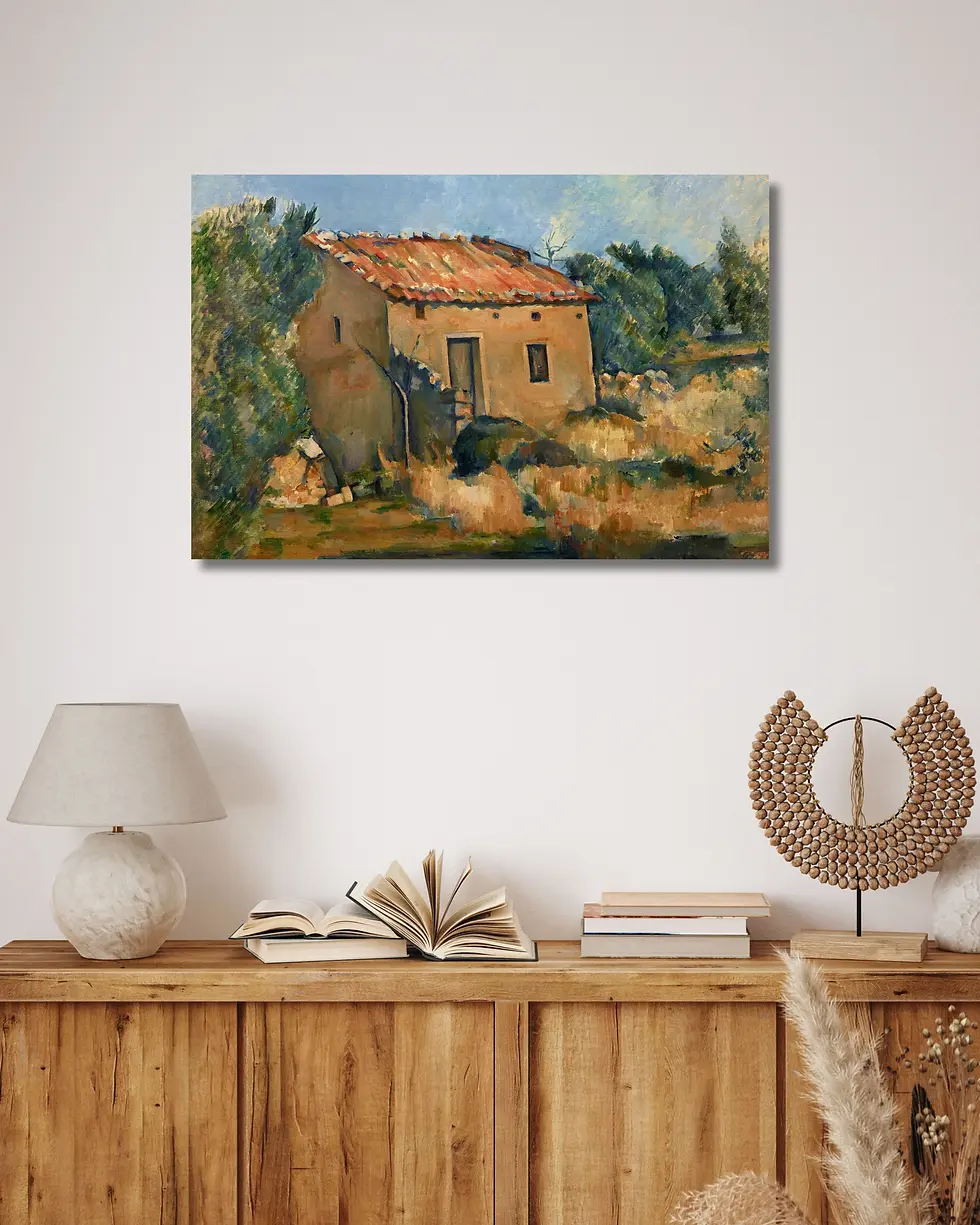 Thumbnail: Abandoned House near Aix-en-Provence 1885–1887 Landscape Painting
