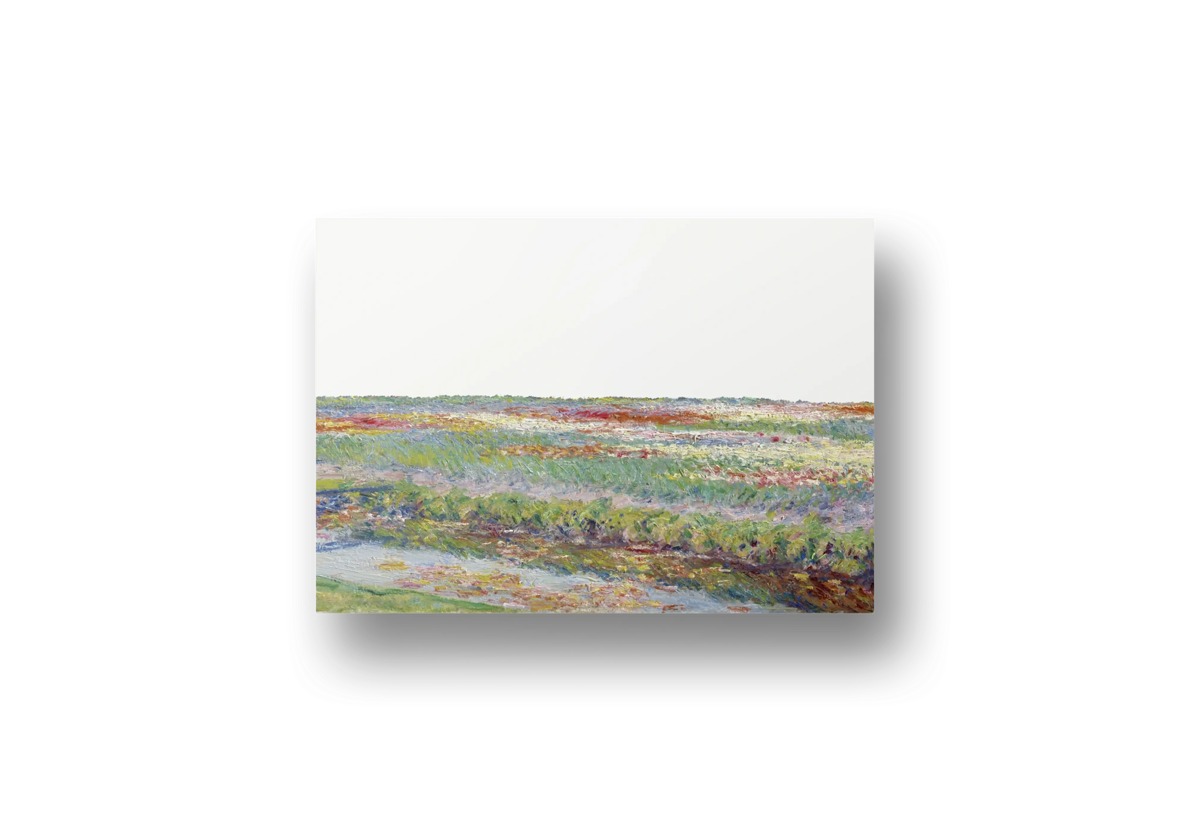 Open Field Impressionist Landscape with Vibrant Brushstrokes – Claude Monet