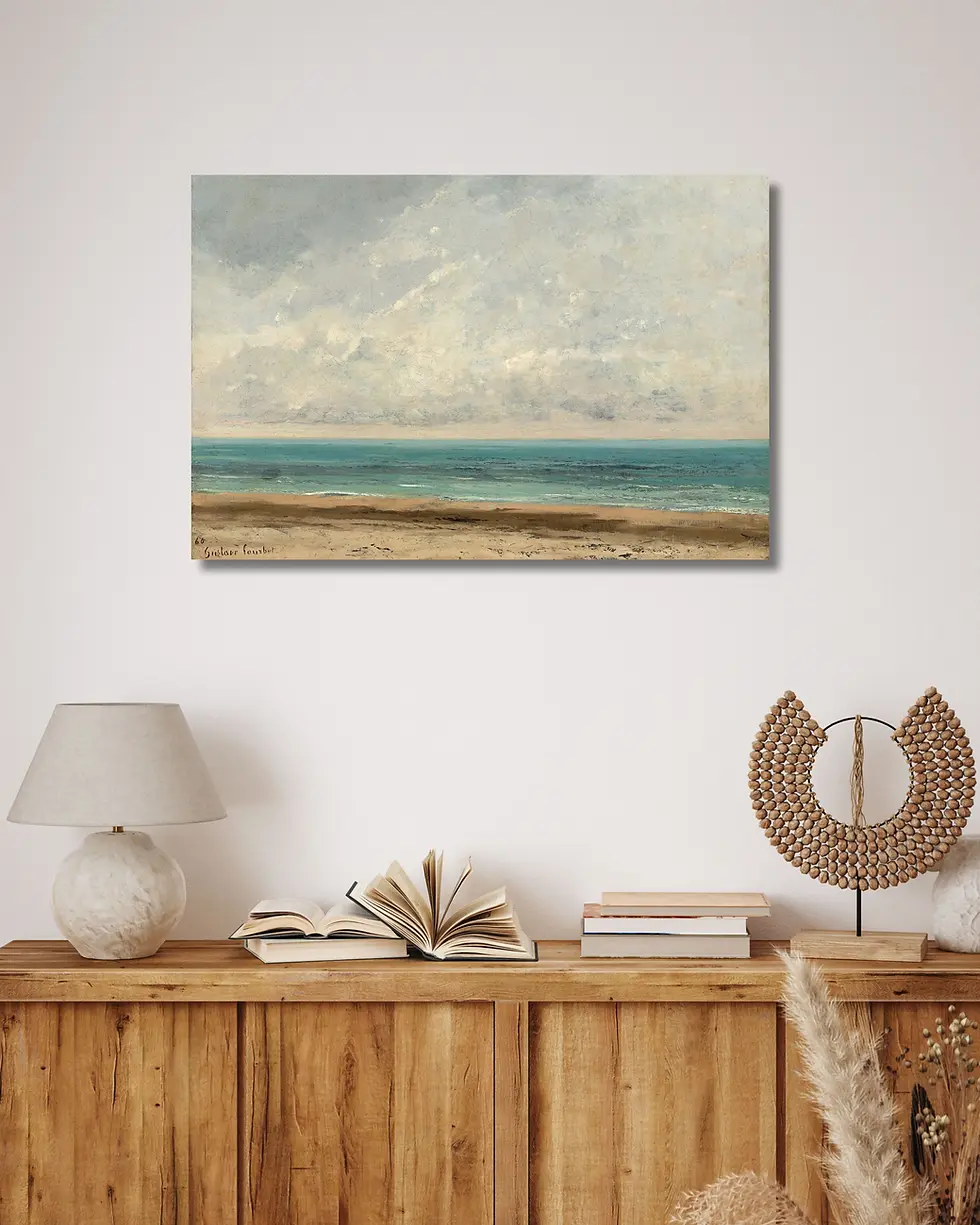 Thumbnail: Calm Sea Minimalist Seascape Painting (1866)