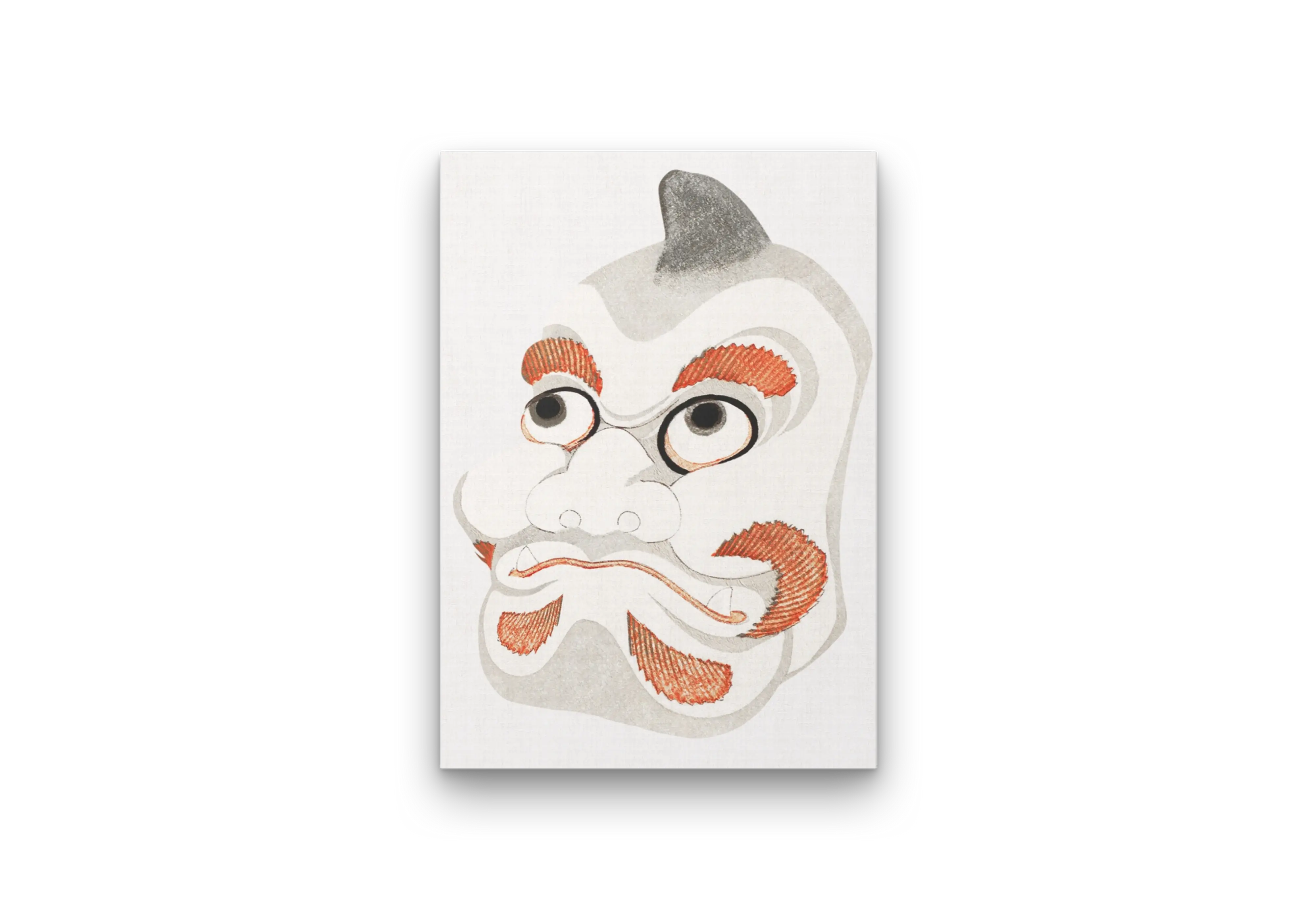 Traditional Japanese Mask Illustration (c. 1815) – Katsushika Hokusai