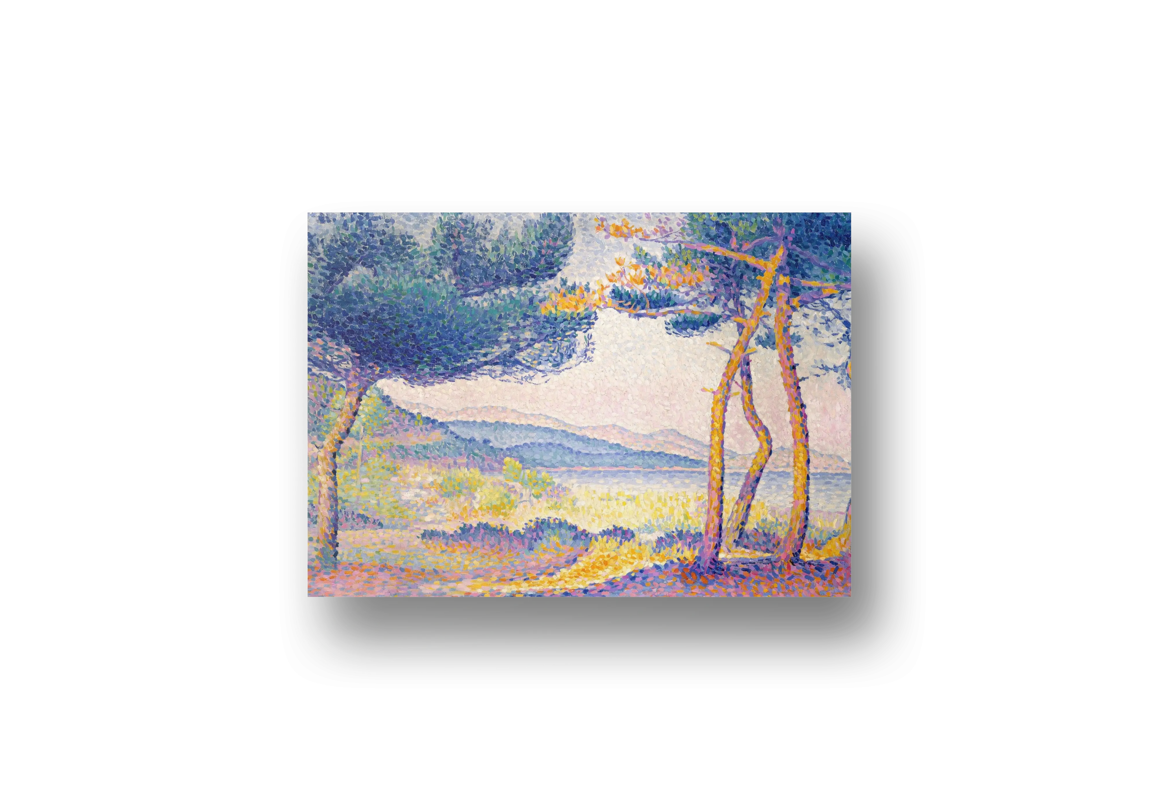 Pines Along the Shore 1896 Coastal Pointillism – henri-edmond cross