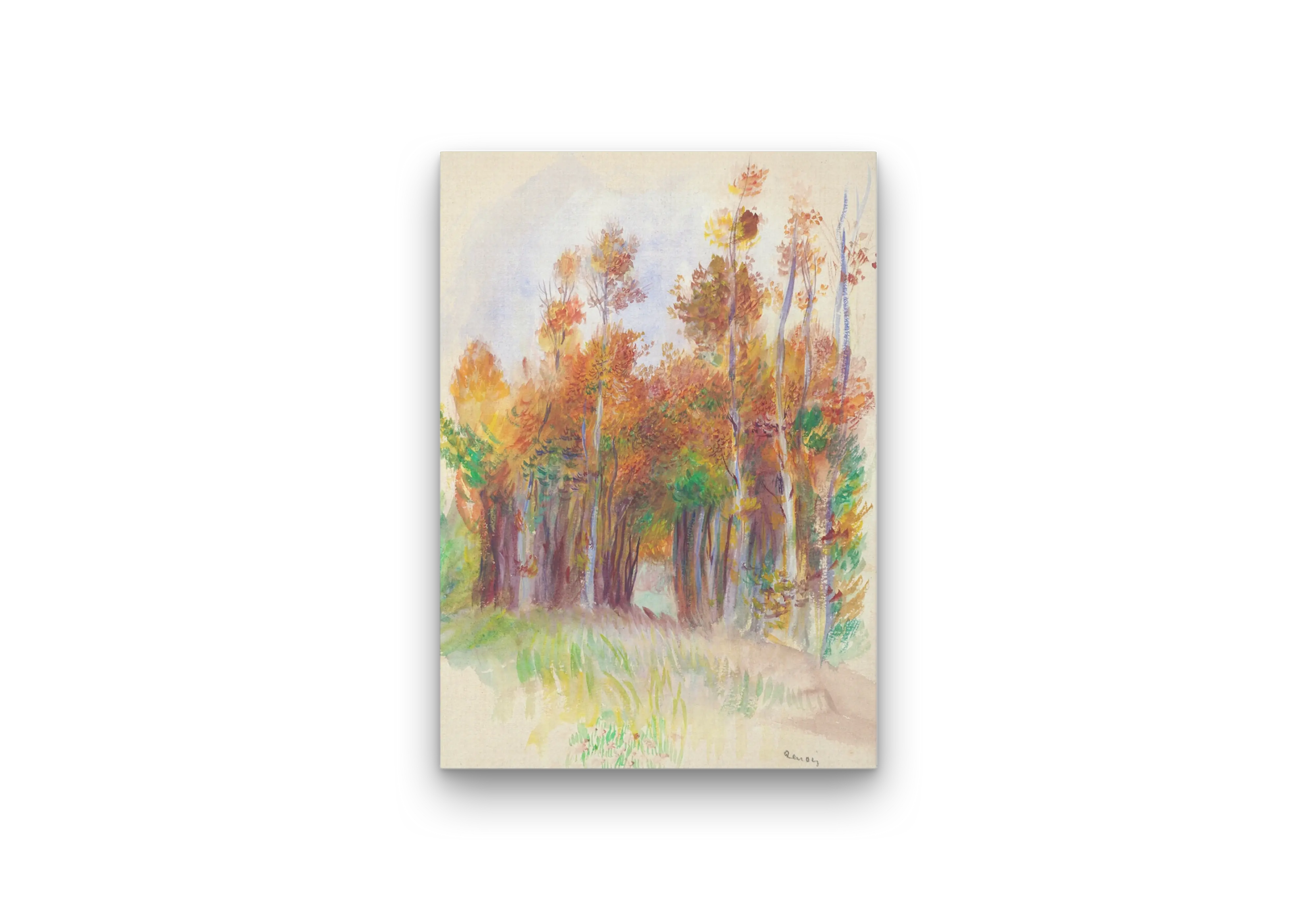 Grove of Trees 1888–1890 Landscape – Pierre Auguste Renoir
