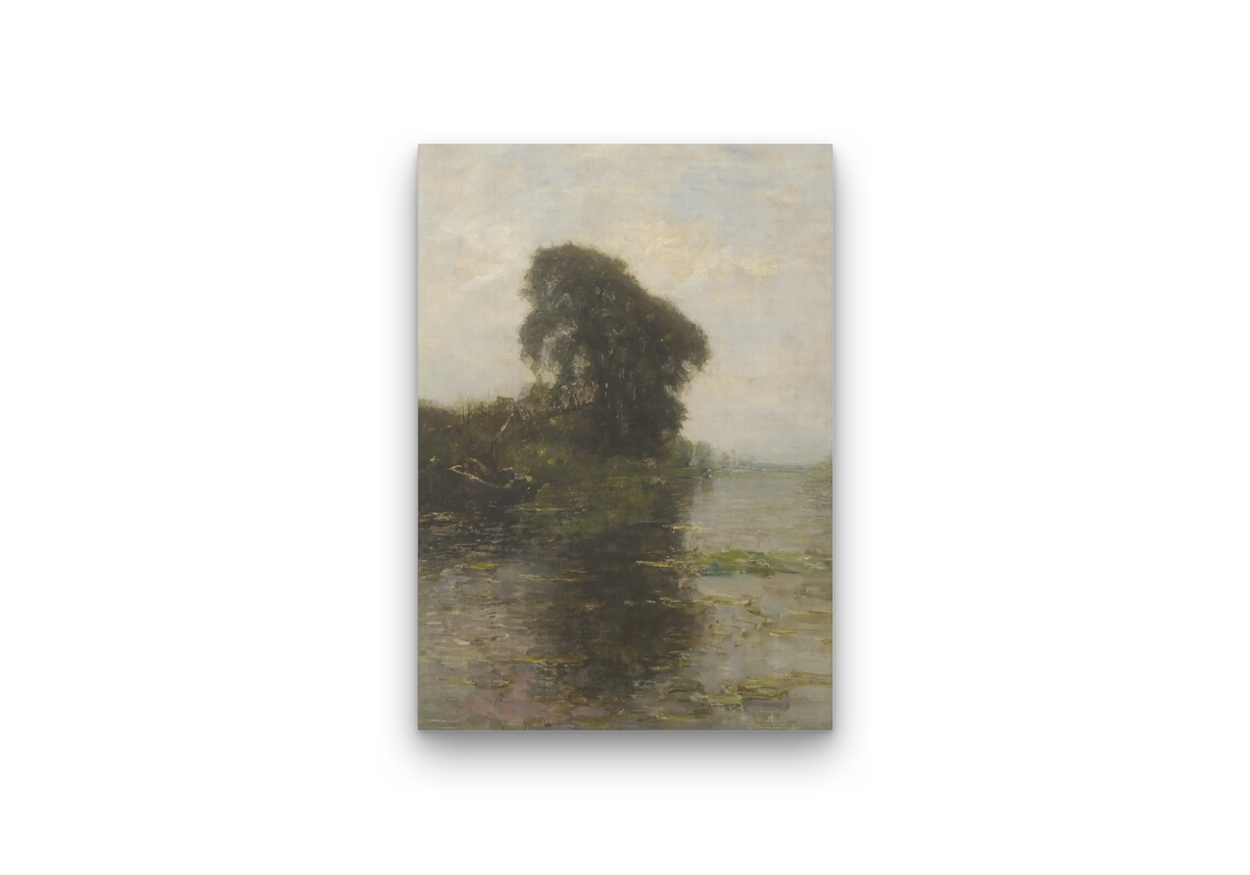 Landzicht Farm under Light Blue Sky (circa 1906) – Piet Mondrian