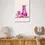 Thumbnail: Playful Pink Tiger Duo Wall Art with Stylish Illustration and Bold Personality
