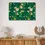 Thumbnail: Lush Green Floral Pattern Wall Art with Botanical Motifs