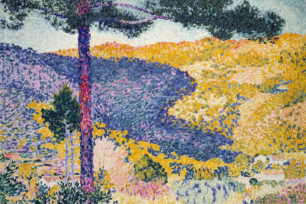 Thumbnail: Valley with Fir (Shade on the Mountain) 1909 – henri-edmond cross