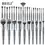 縮圖：BEILI 柔軟8/9/15/30支化妝刷 Soft 8/9/15/30Pcs Makeup Brushes