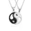 Thumbnail: 2 件裝好友情侶配對項鍊2 PCS Best Friends  Couples Paired Necklace Yin Yang Tai Chi Pendant