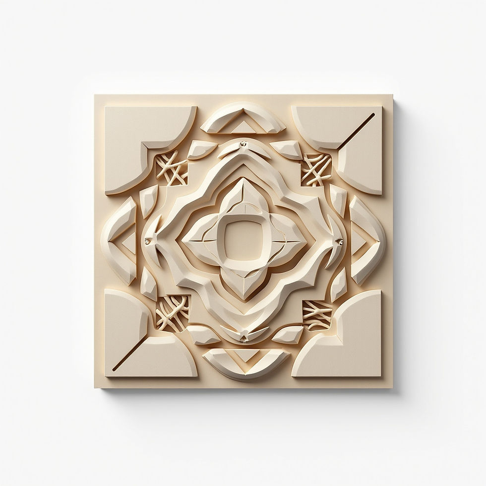 Island Motifs Relief Panel