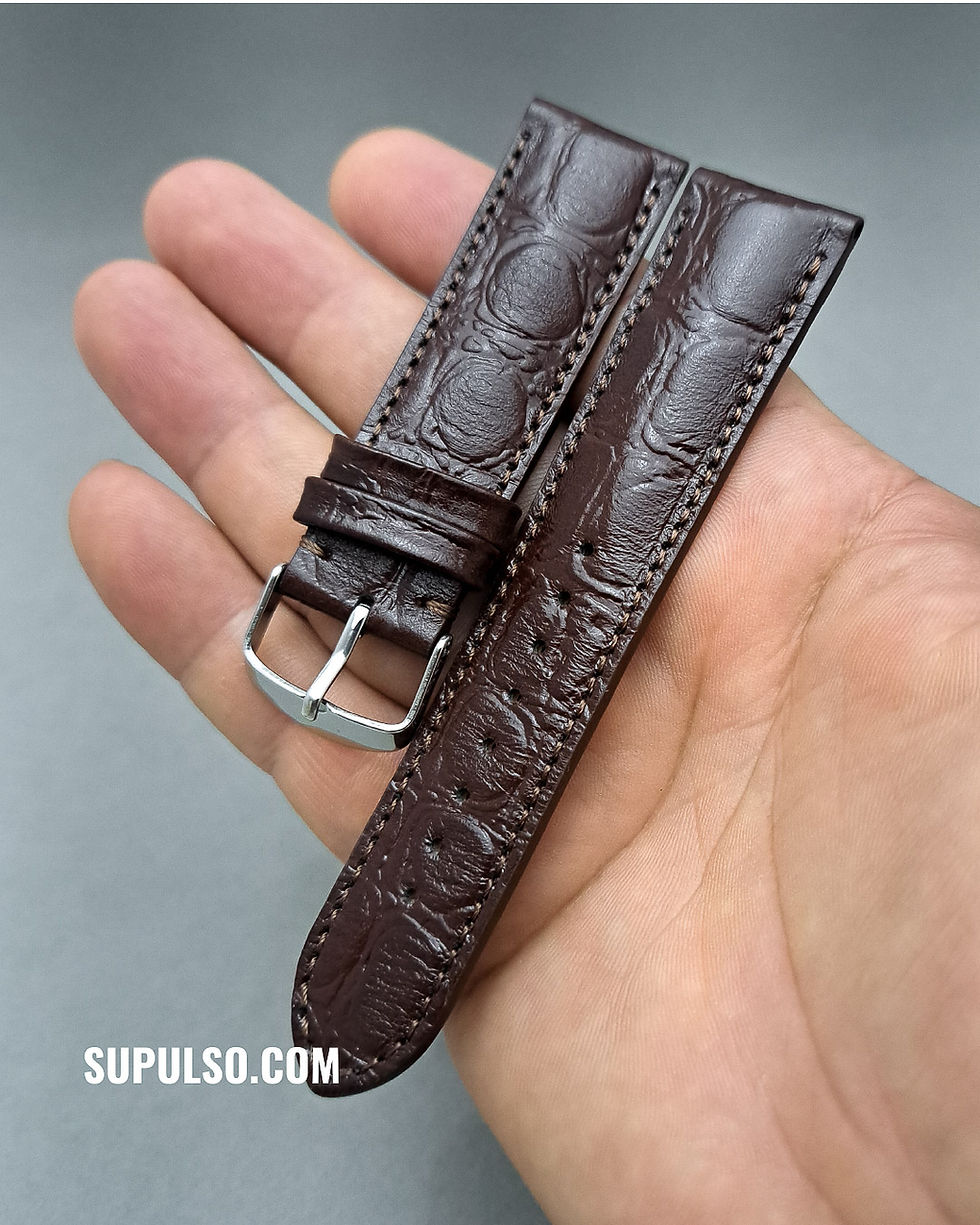 Miniatura: 22 mm pulso de Cuero elegante Domus