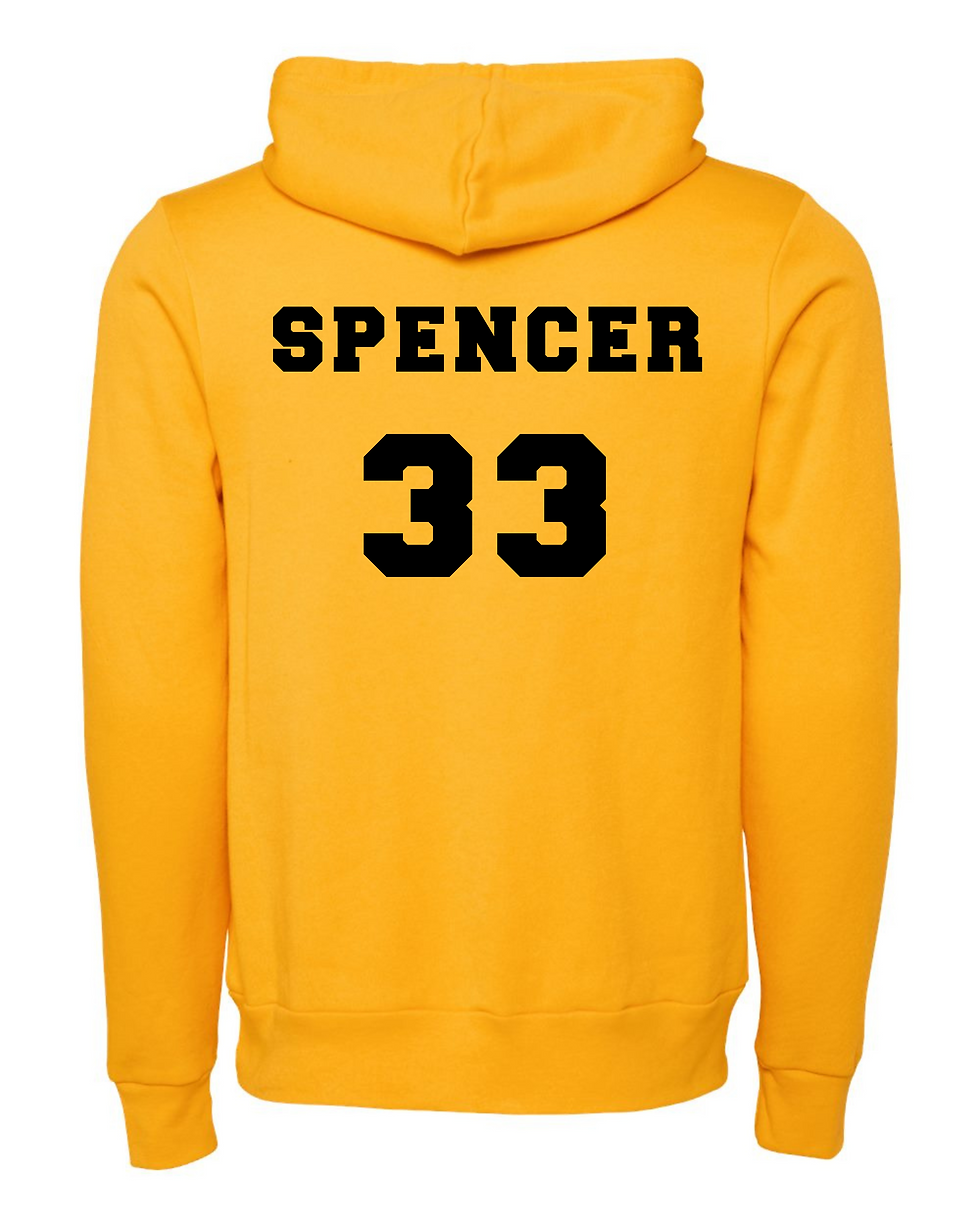 Thumbnail: "Canes Baseball Grunge Heart" Adult Hoodie